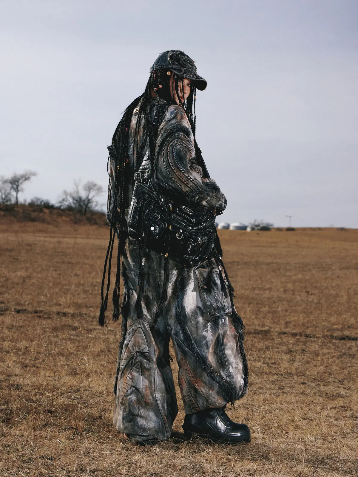 Graffiti Mud Wash Baggy Jeans (only 60 pieces)