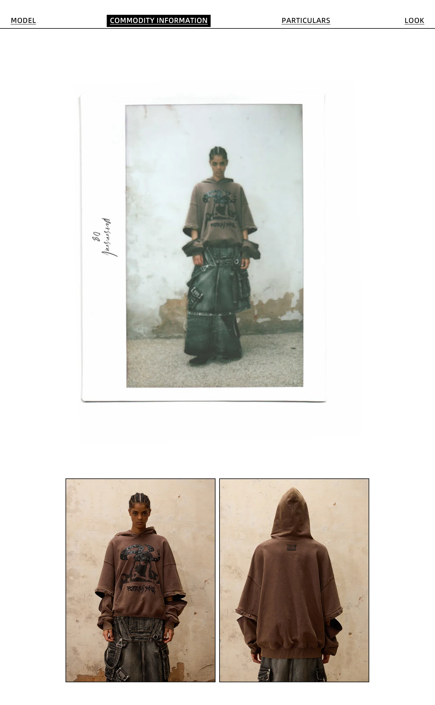 Personsoul Removable Sleeves Pulloverse