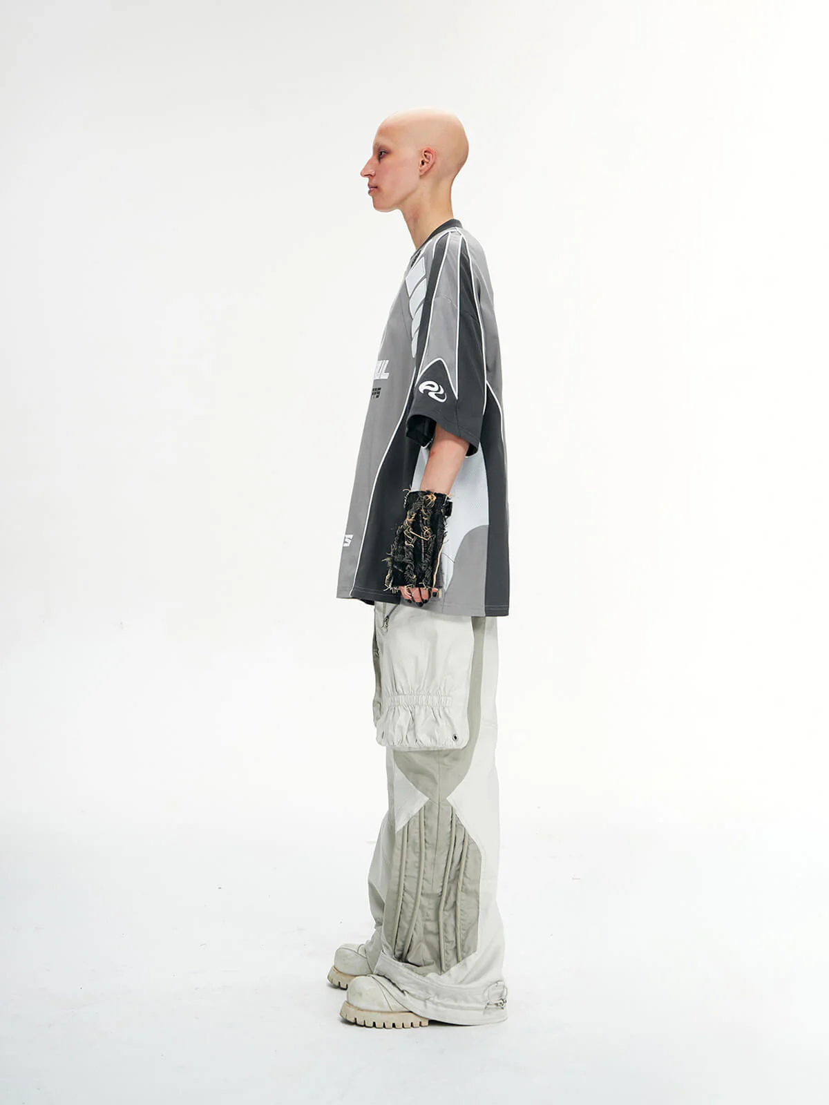 Personsoul Racing Logo Oversized T-Shirt