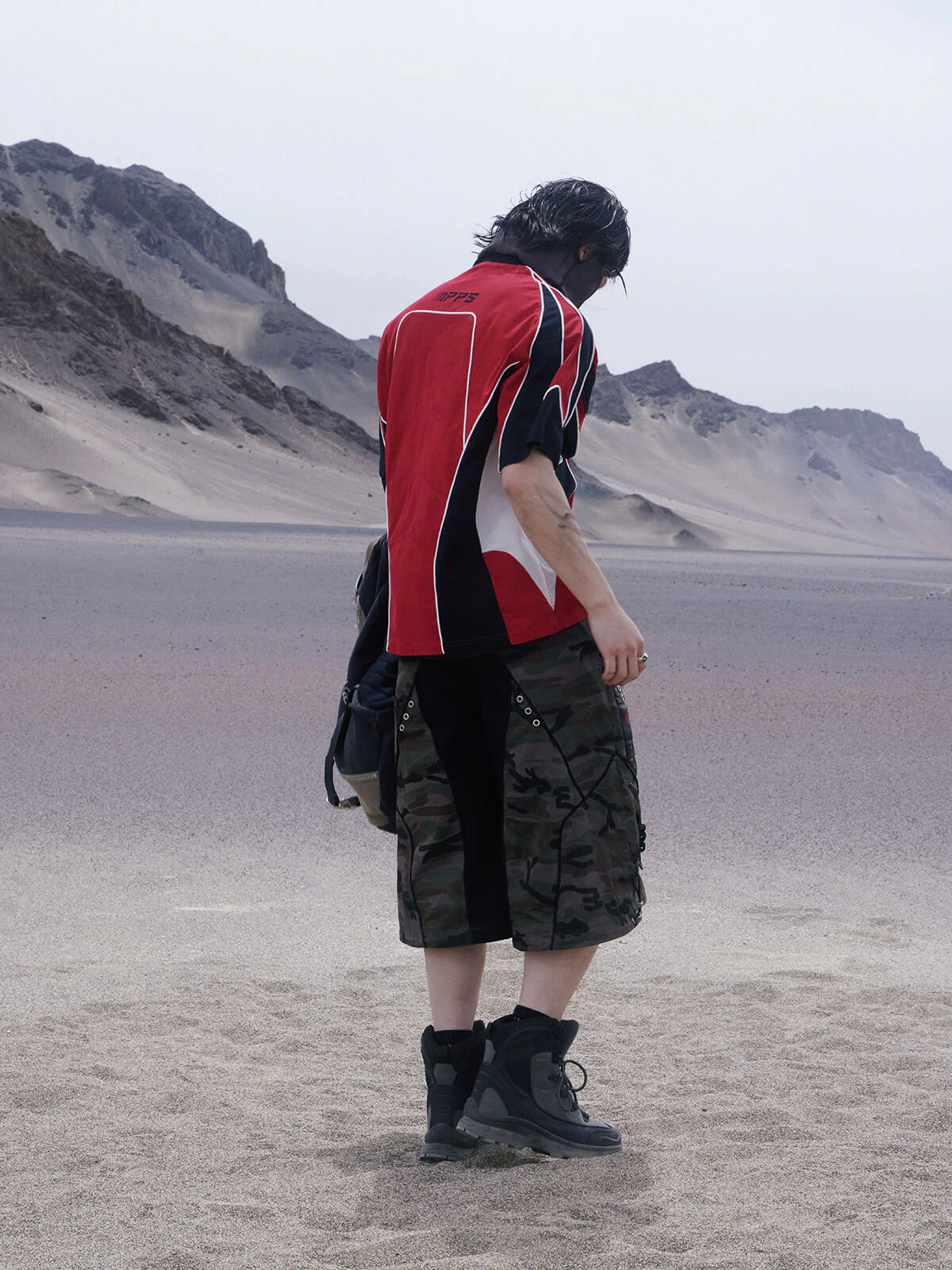 Personsoul Racing Camo Cargo Jorts