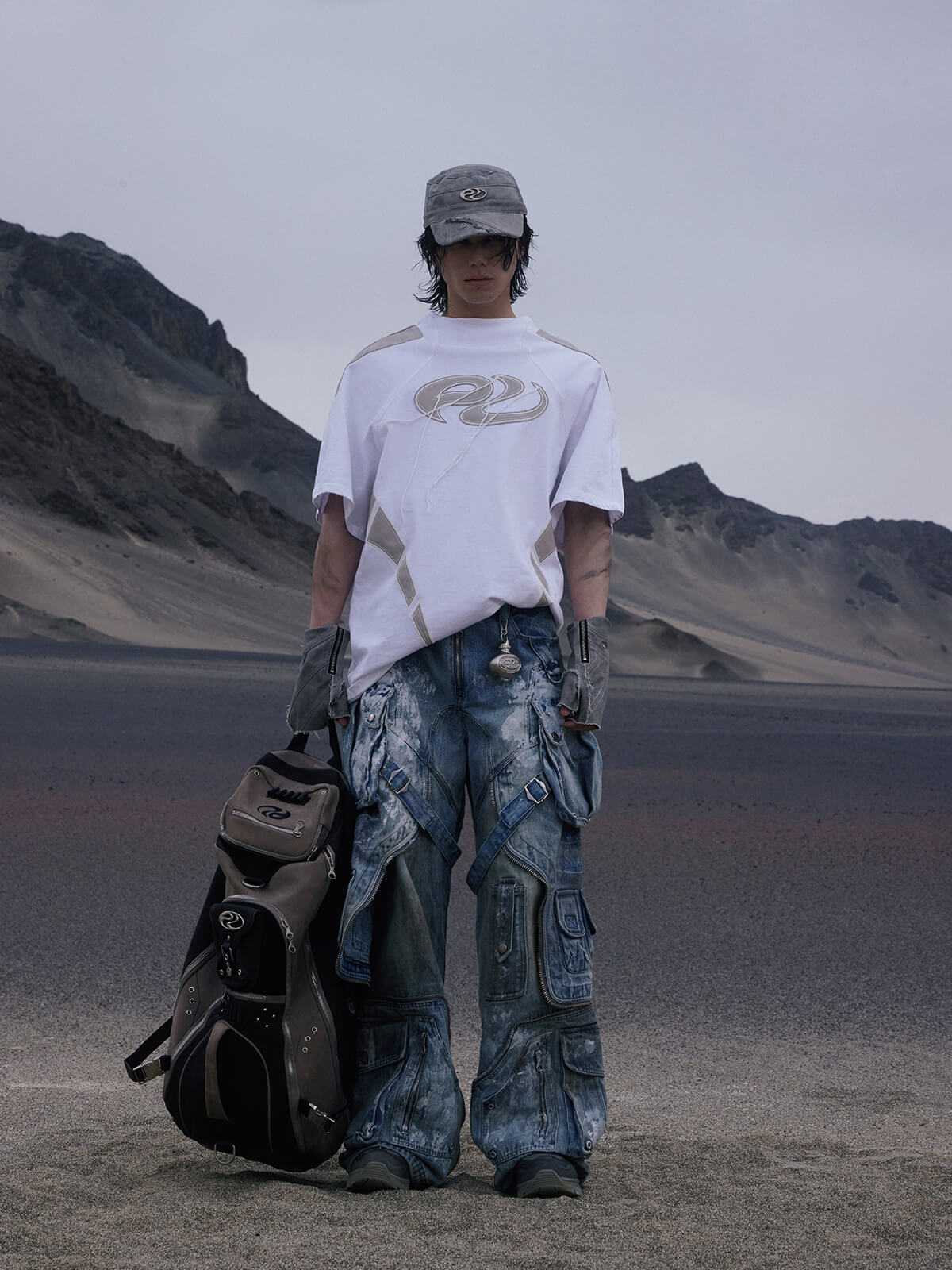 Personsoul Logo With Tassel Oversized T-Shirt