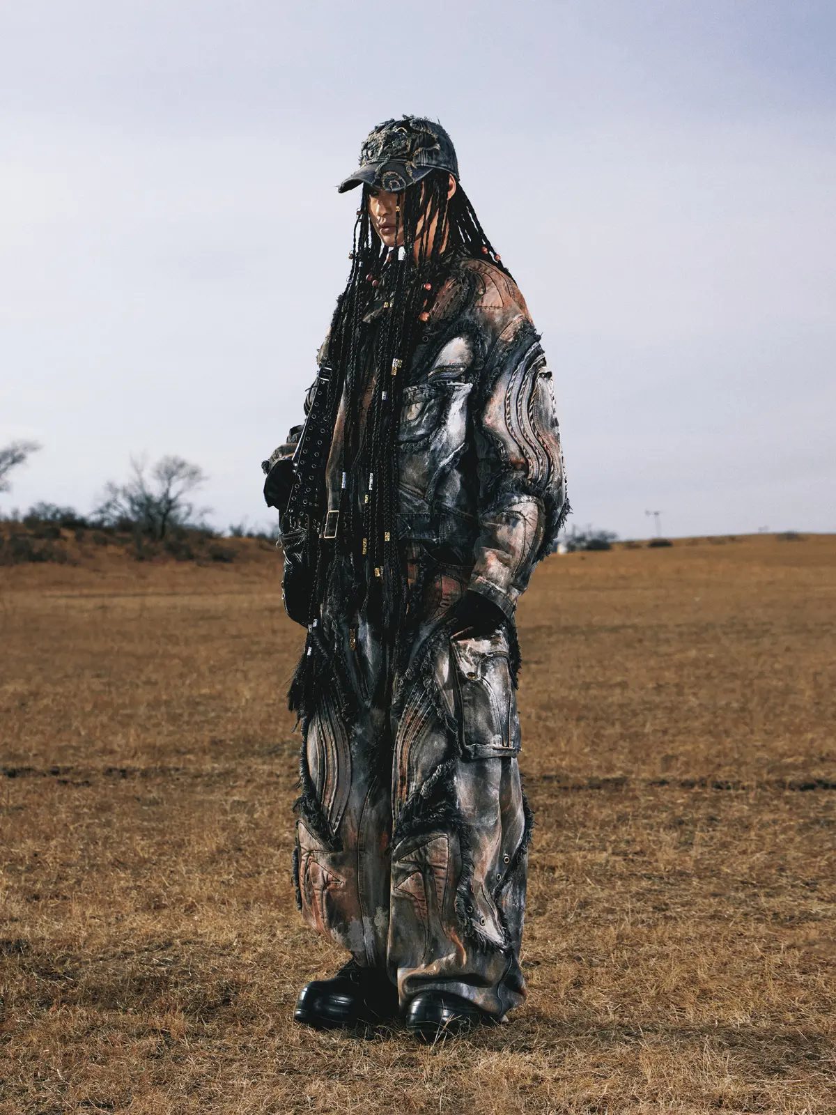 Graffiti Mud Wash Baggy Jeans (only 60 pieces)