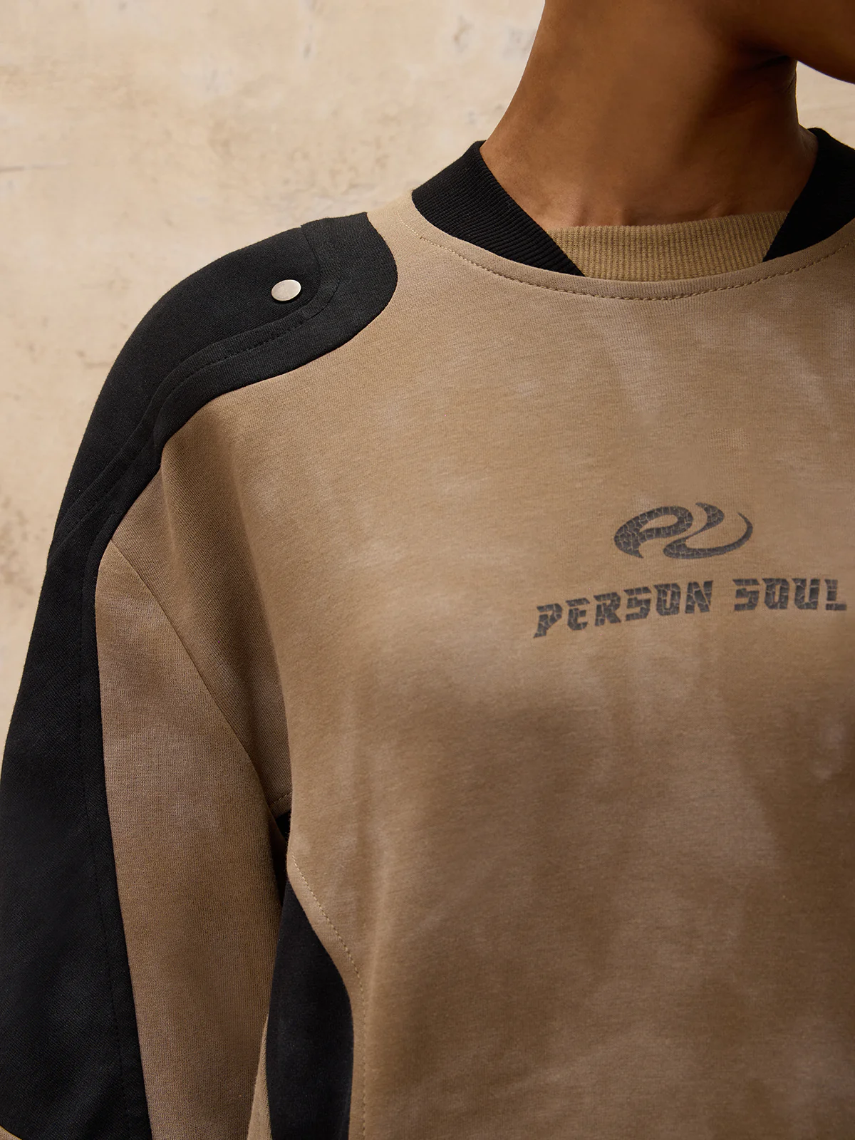 Personsoul Distressed Sweatshirt