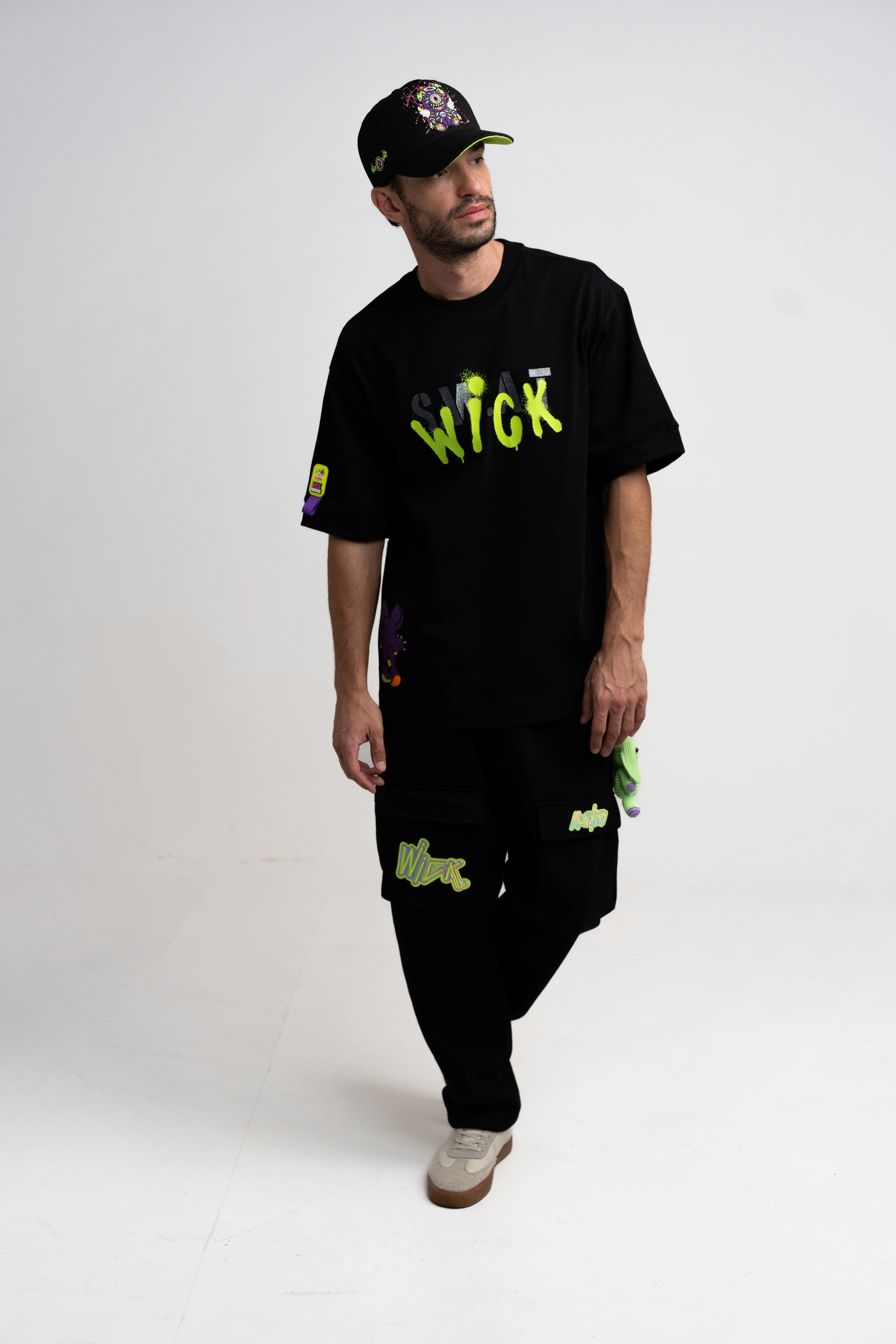 T-SHIRT OVERSIZED SWAT BLACK