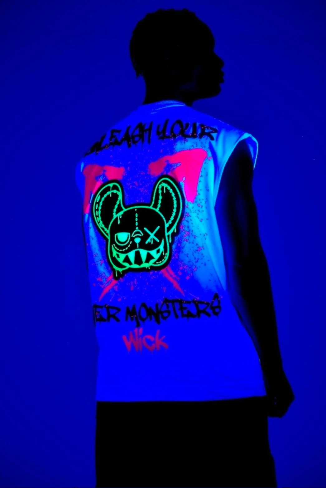 OVERSIZED NR TANK TOP EXPLOSION WHITE