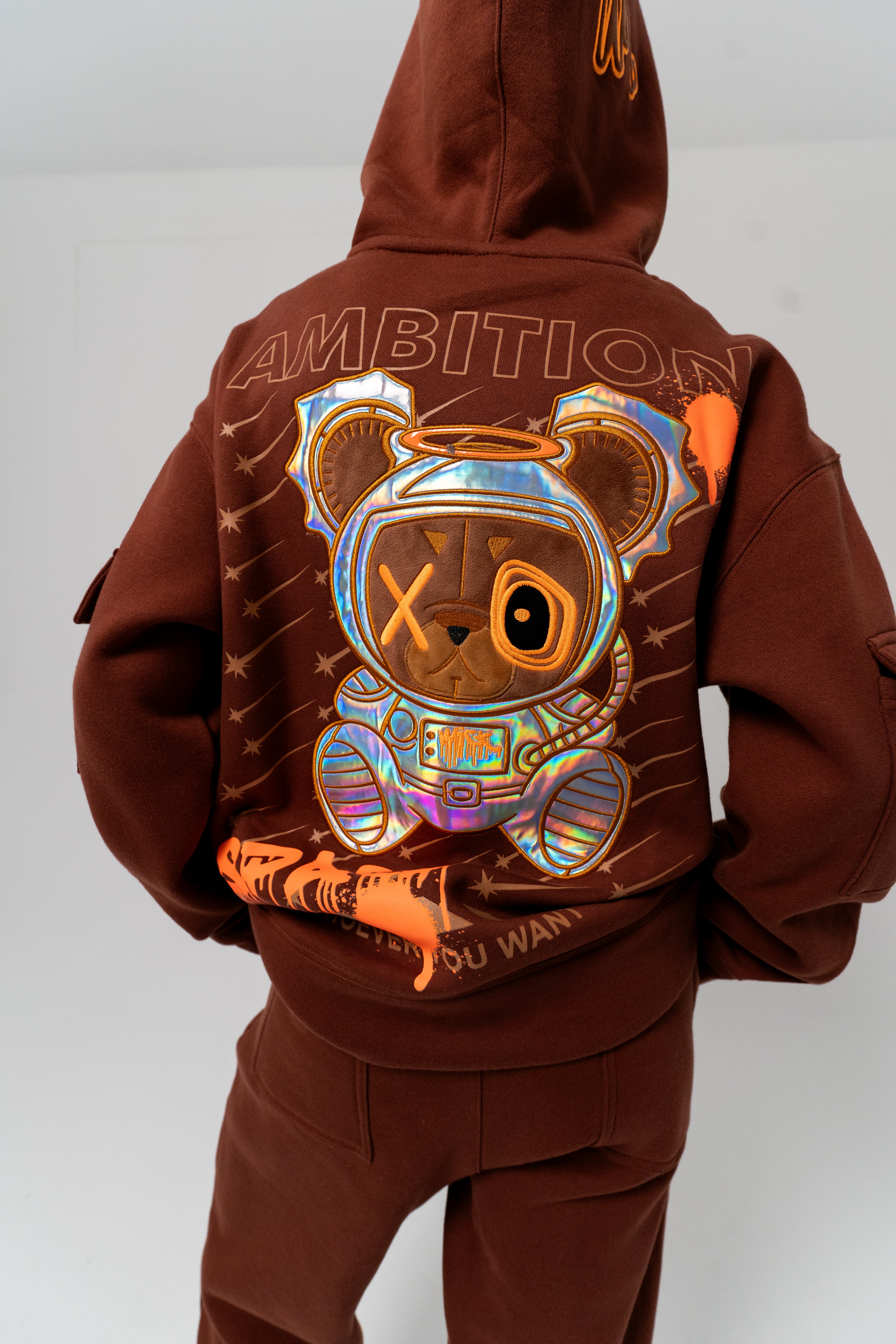 SPACE BROWN HOODIE
