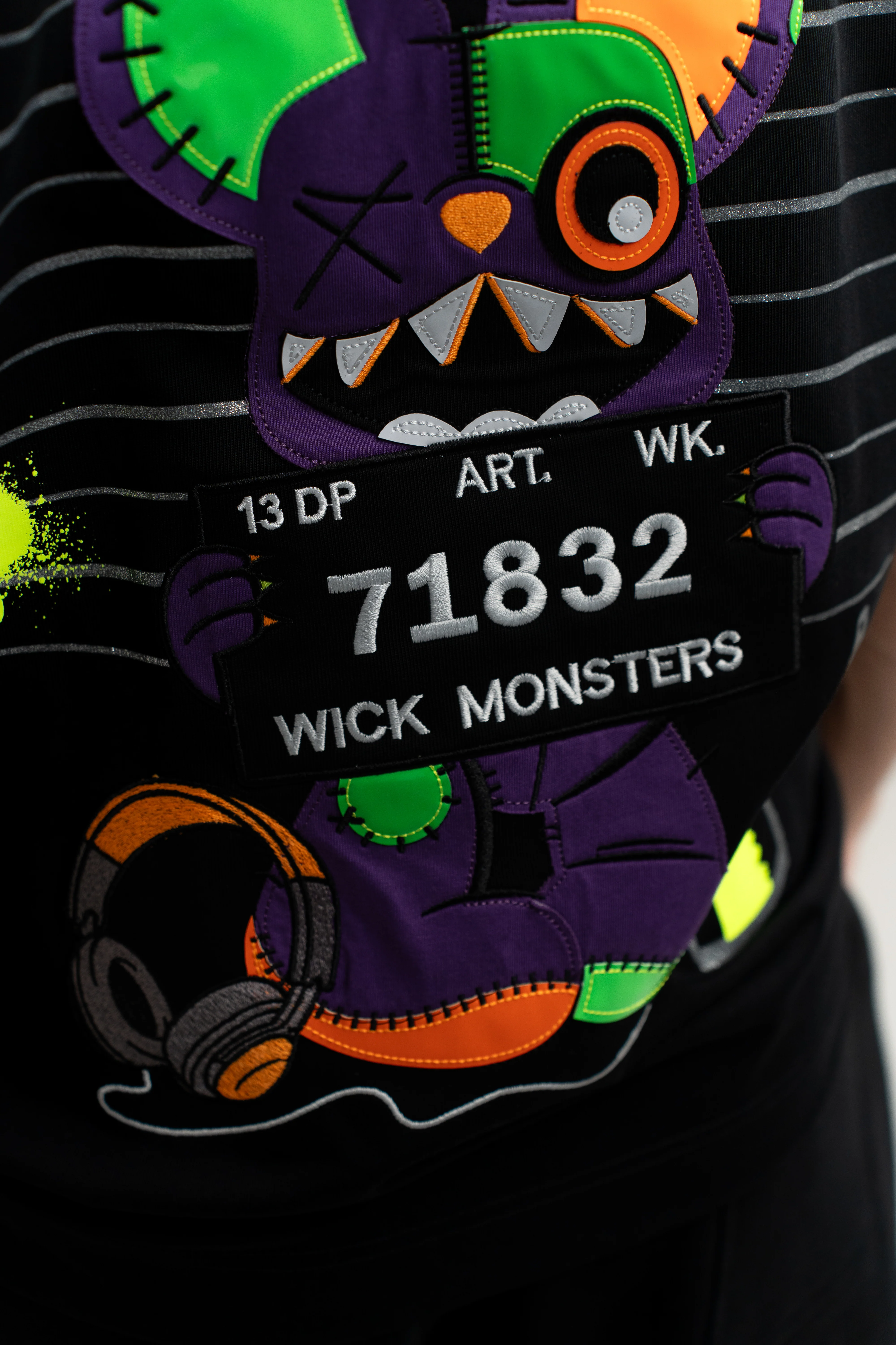 T-SHIRT OVERSIZED SWAT BLACK