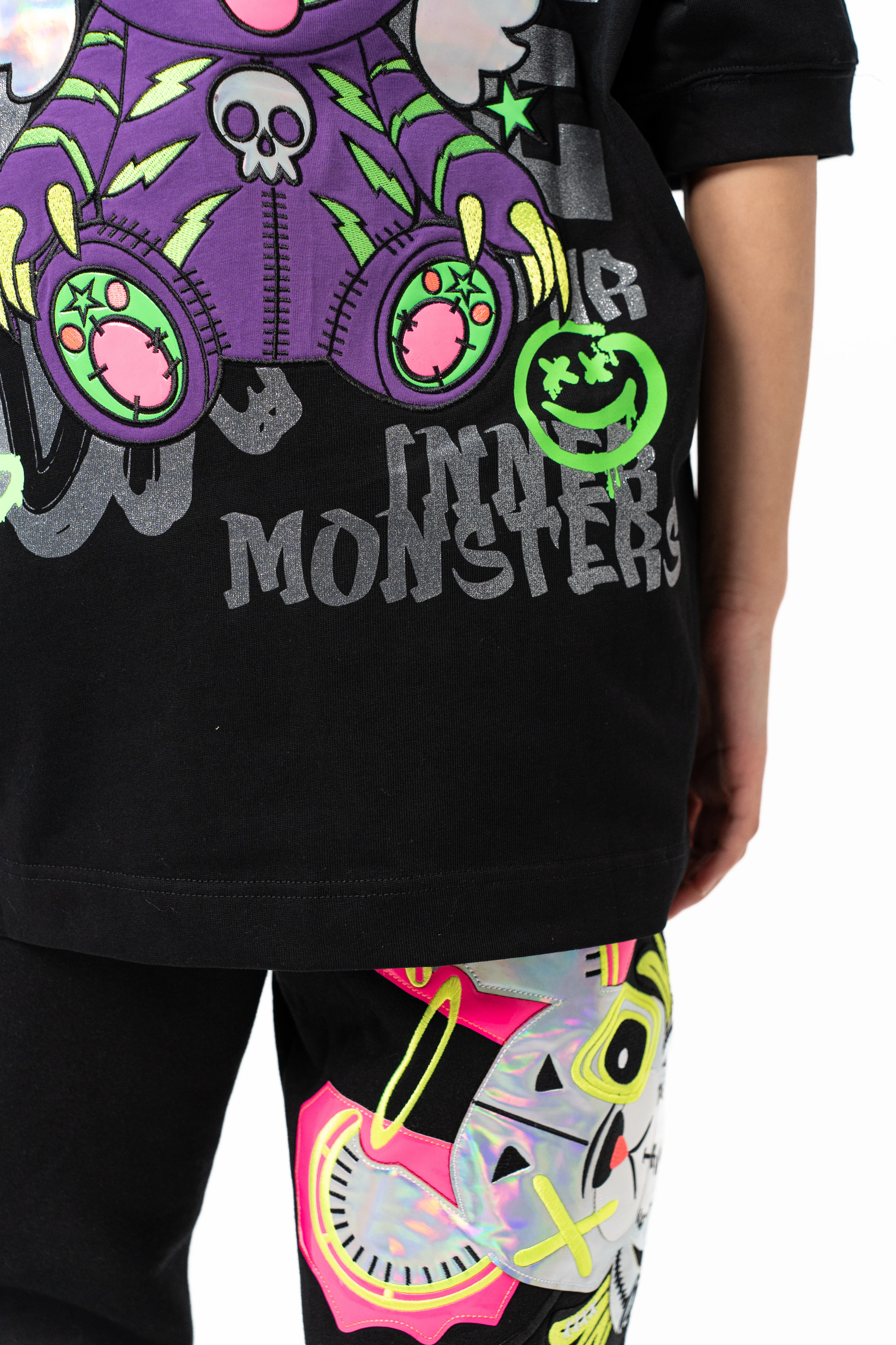 T-SHIRT OVERSIZED WARLOCK BLACK