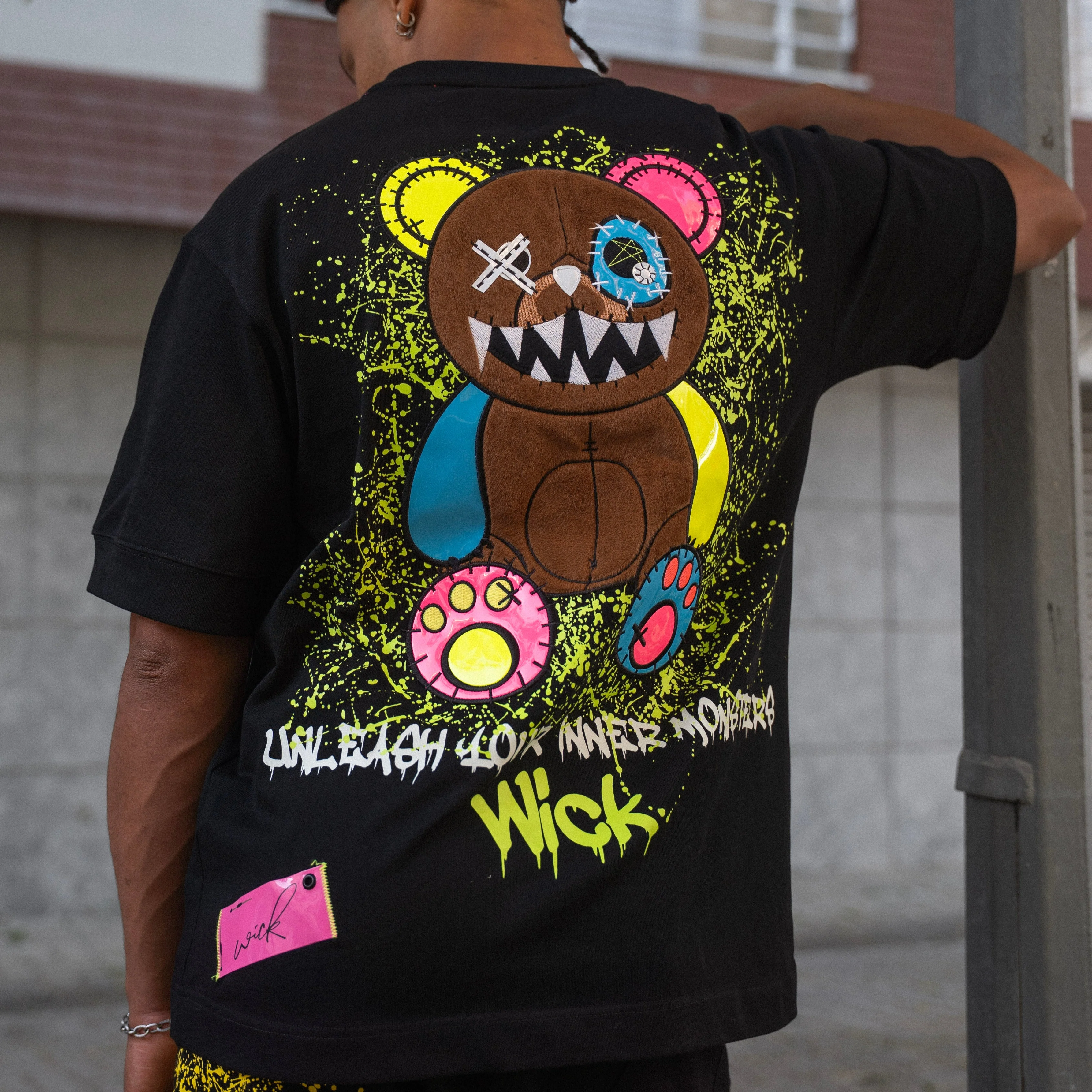 BEAR BLACK NR OVERSIZED T-SHIRT!