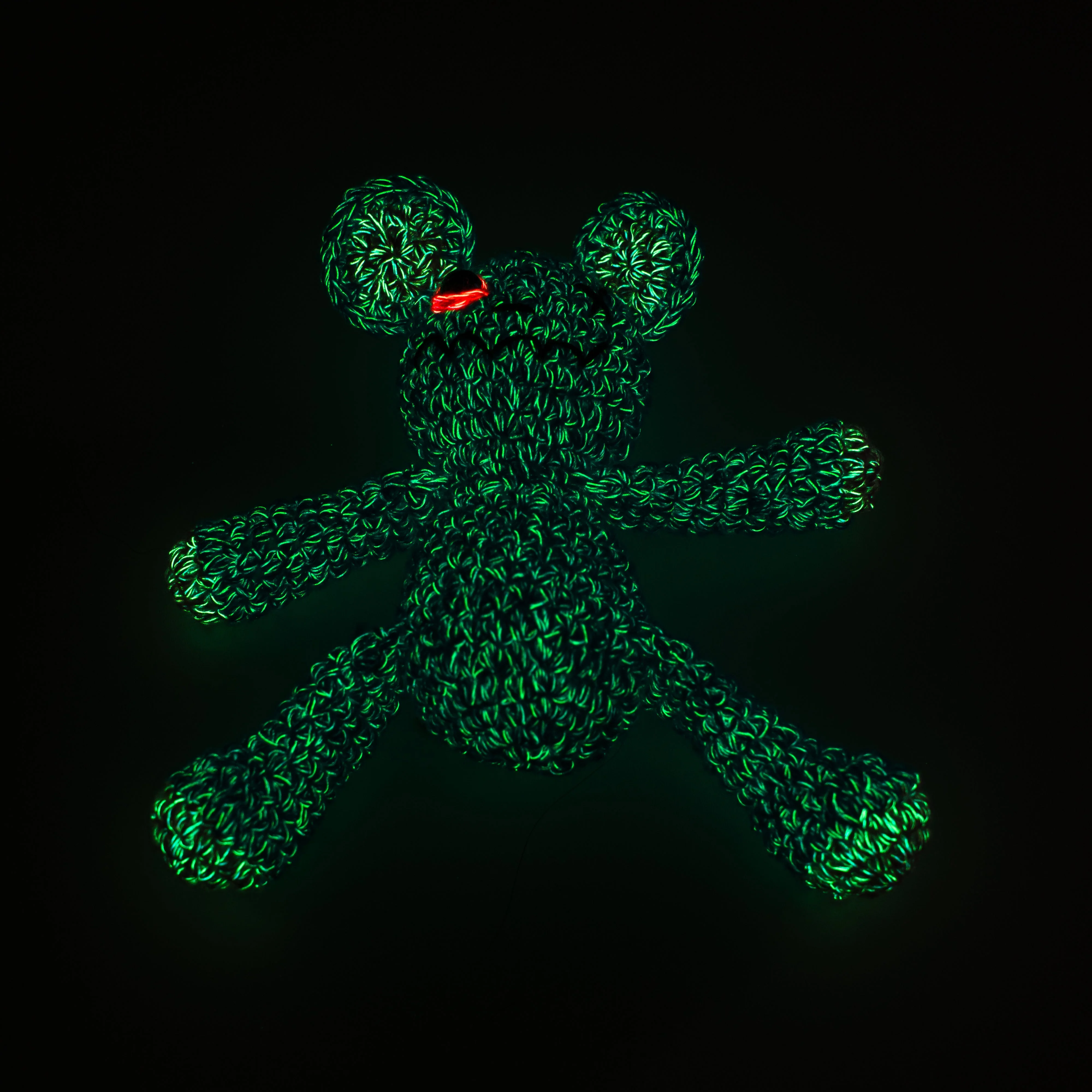 MONSTERS AMIGURUMI CROCHET BLUE GREEN