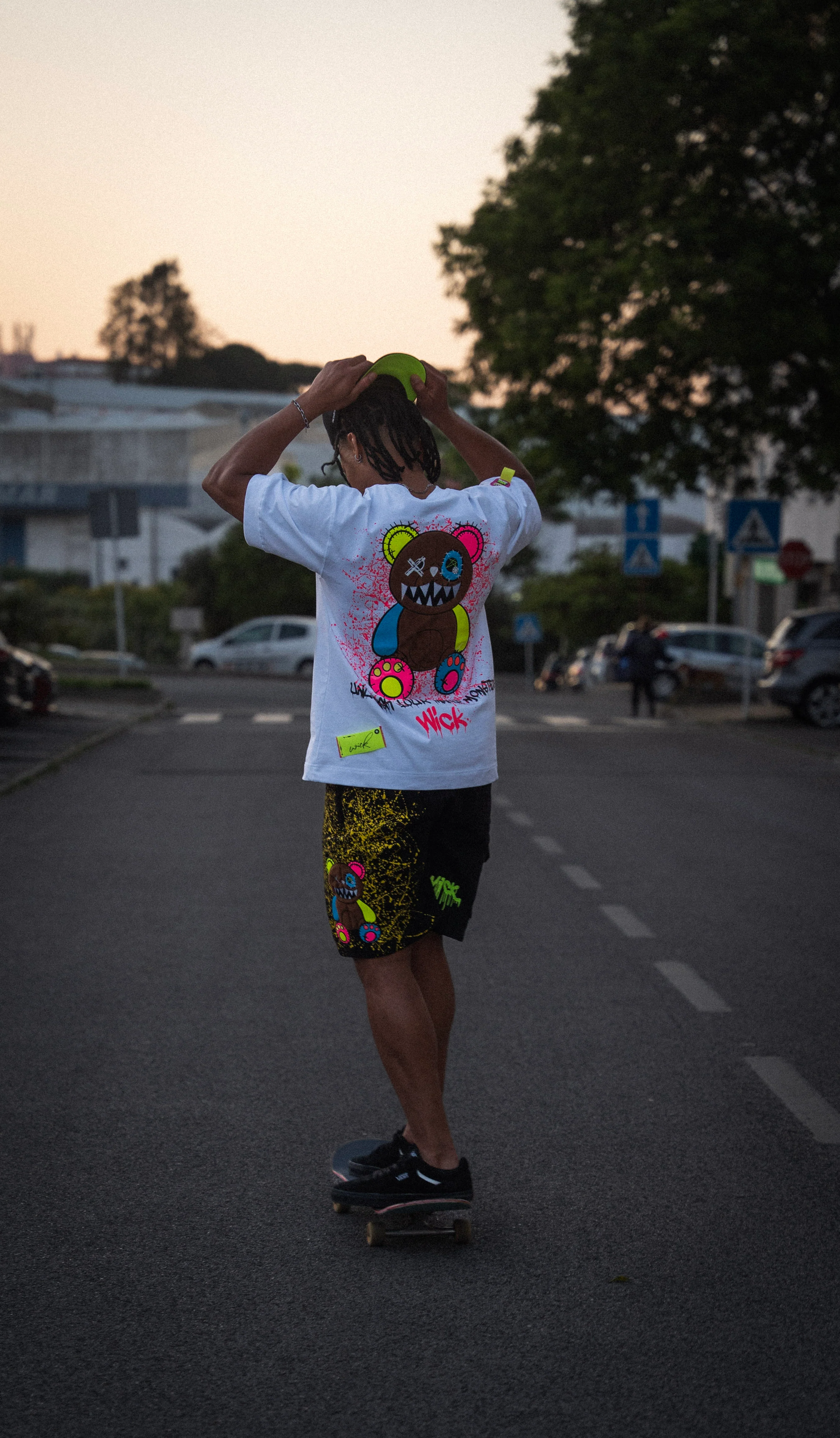 BEAR WHITE NR OVERSIZED T-SHIRT!