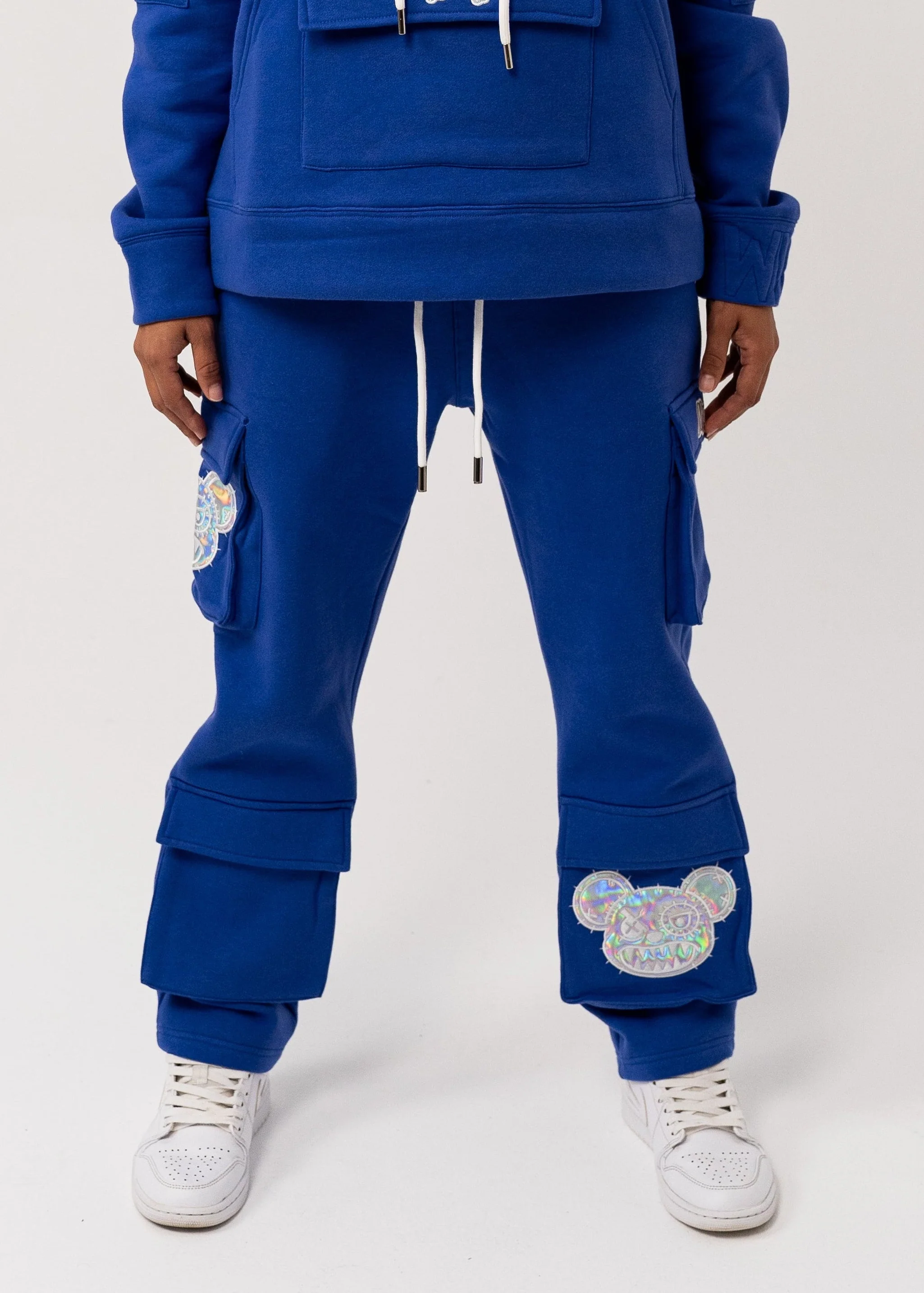 BLUE ICE CARGO SWEATPANTS