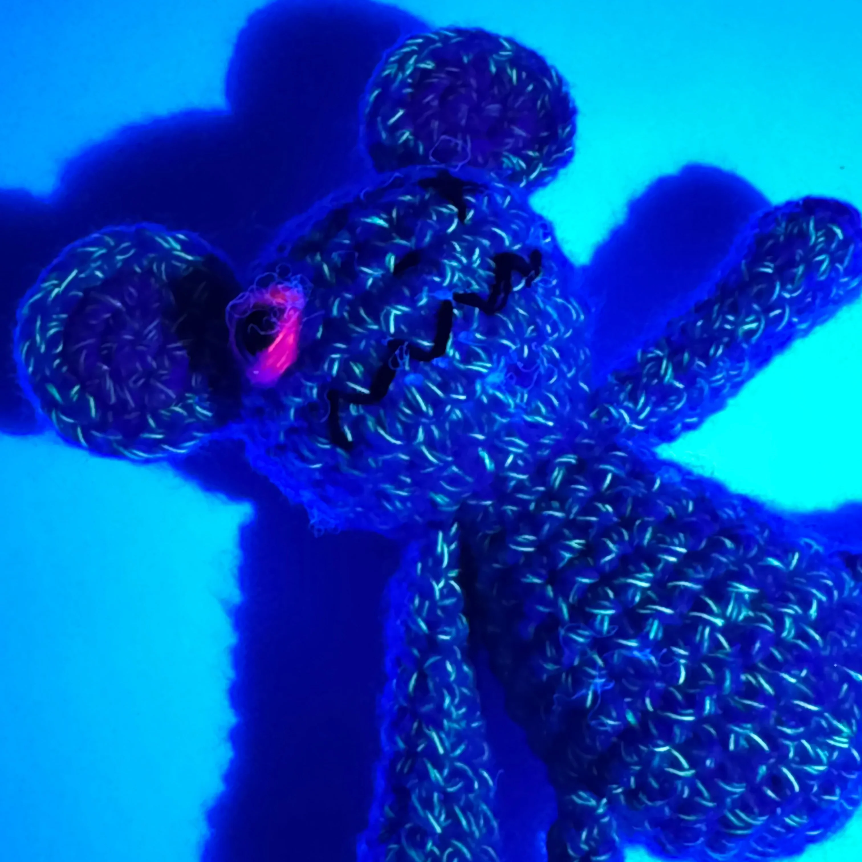 MONSTERS AMIGURUMI CROCHET BLUE!