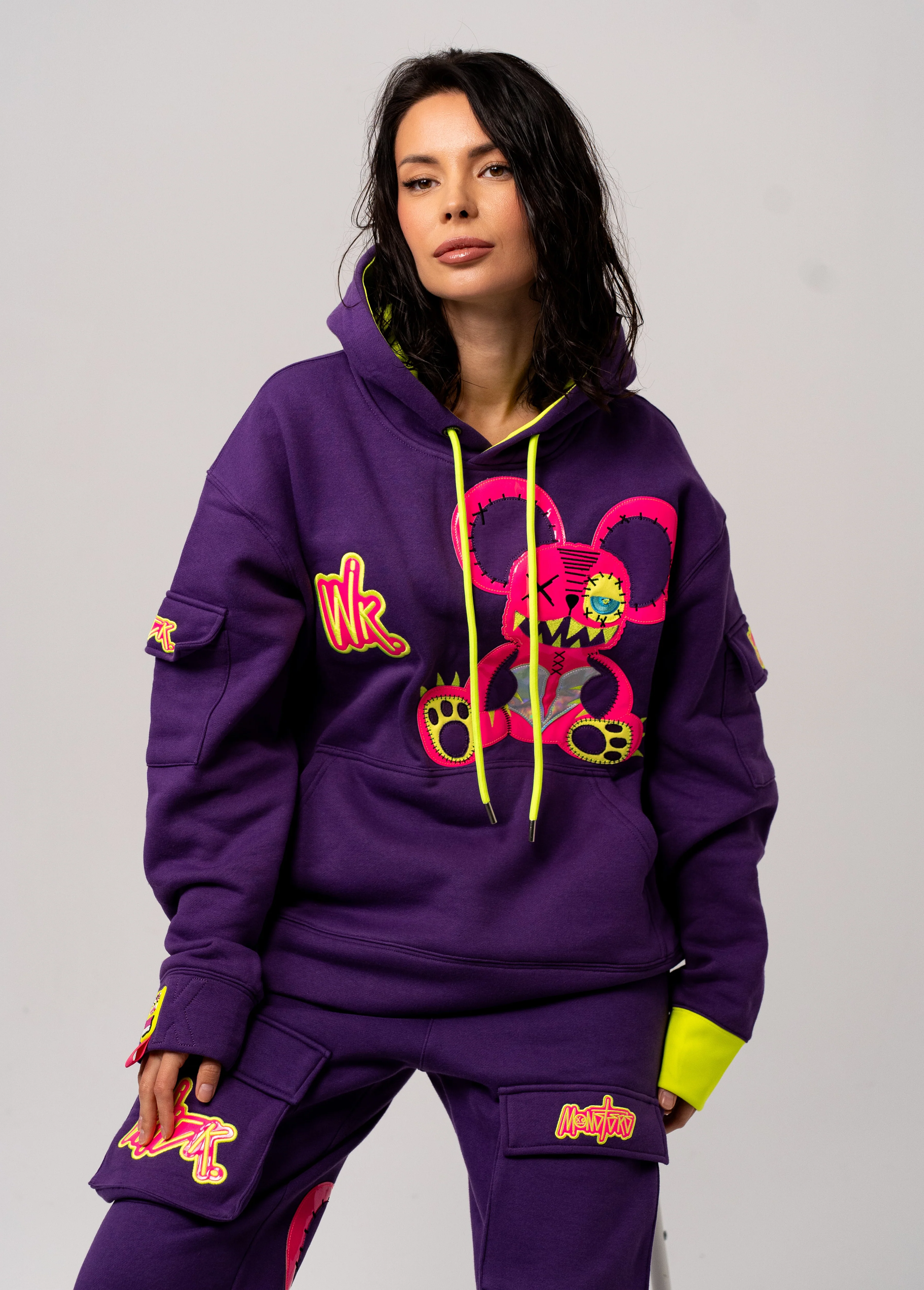 LOVE PURPLE HOODIE