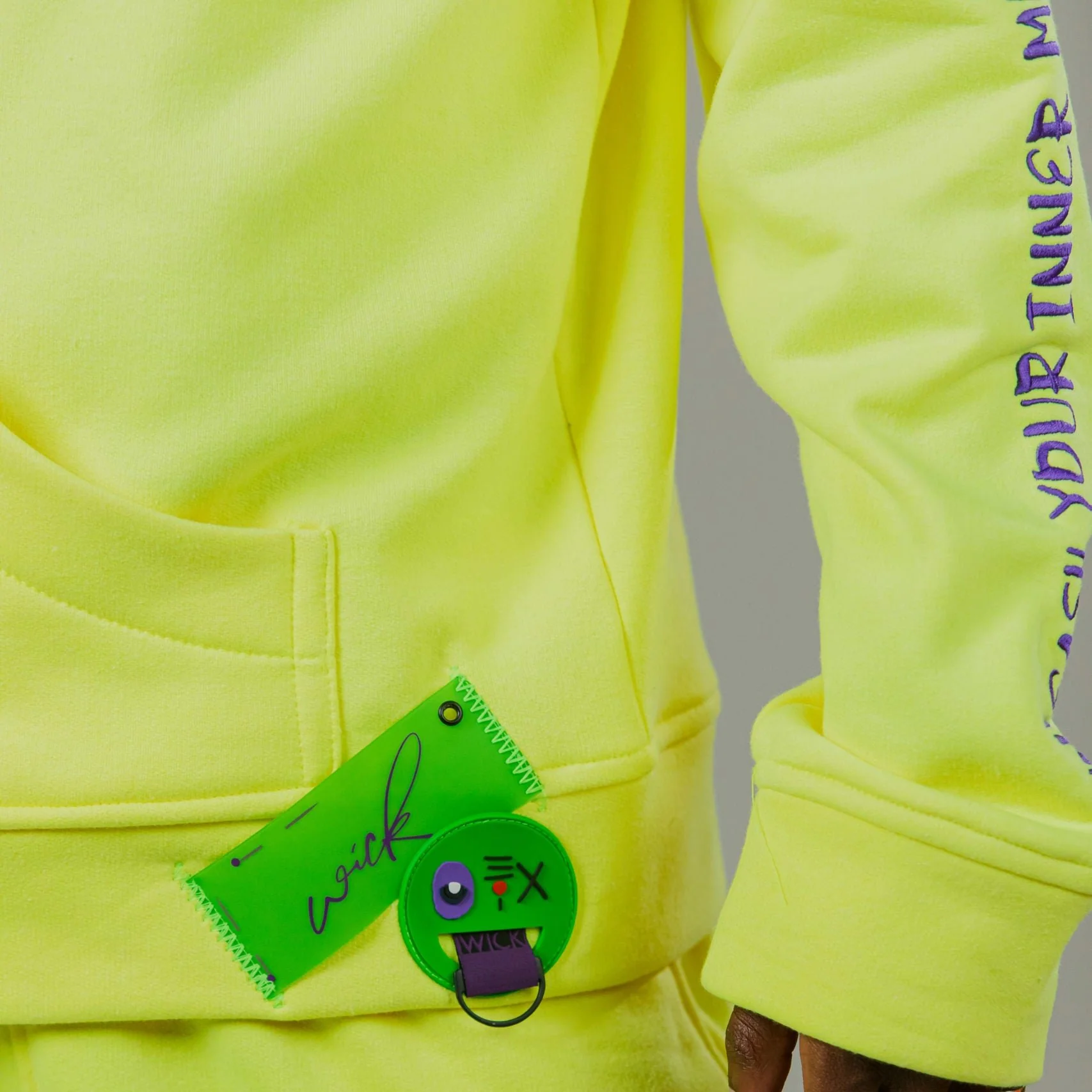 OVERSIZED YELLOW NEON HOODIE MONSTER COLLECTION!