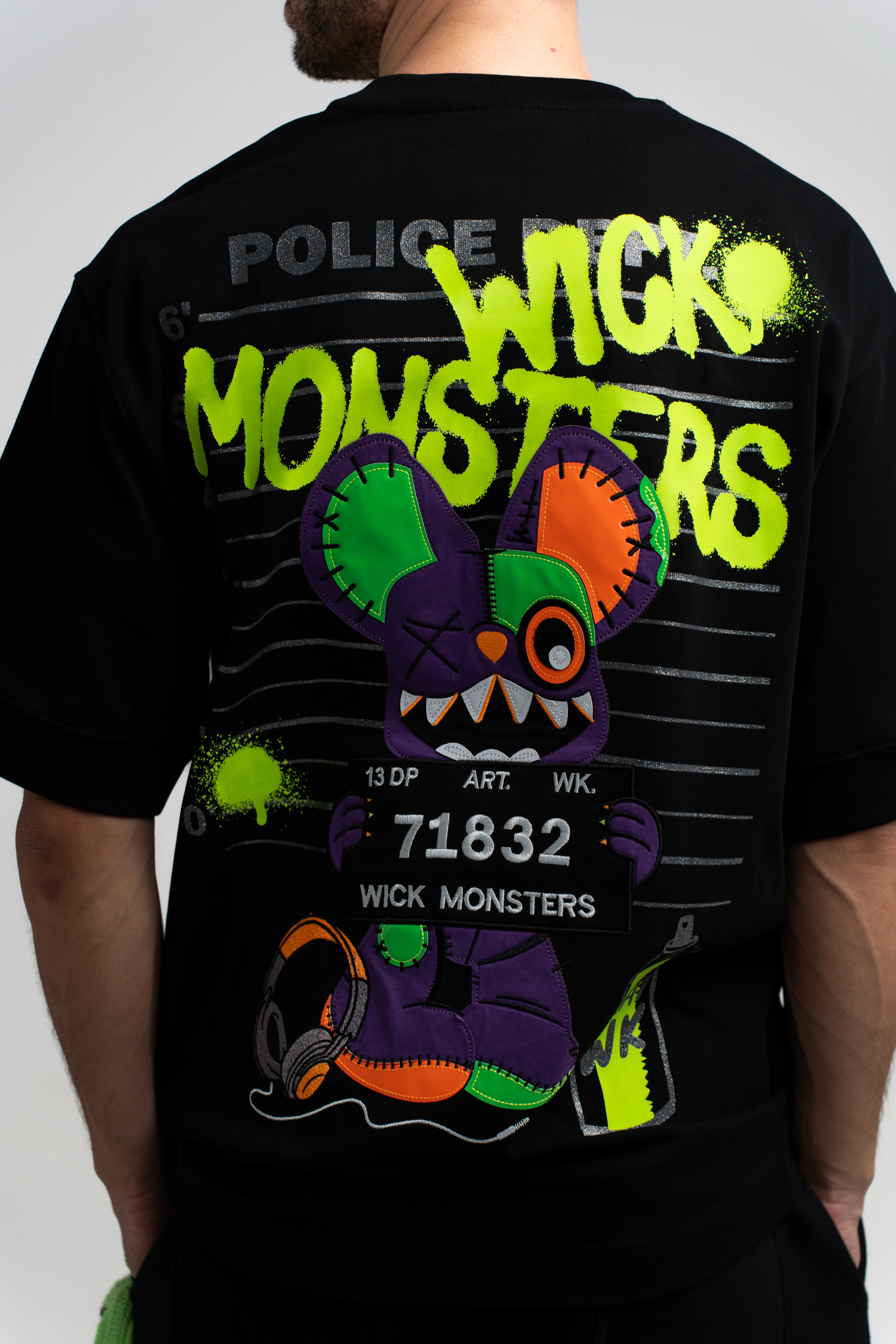 T-SHIRT OVERSIZED SWAT BLACK