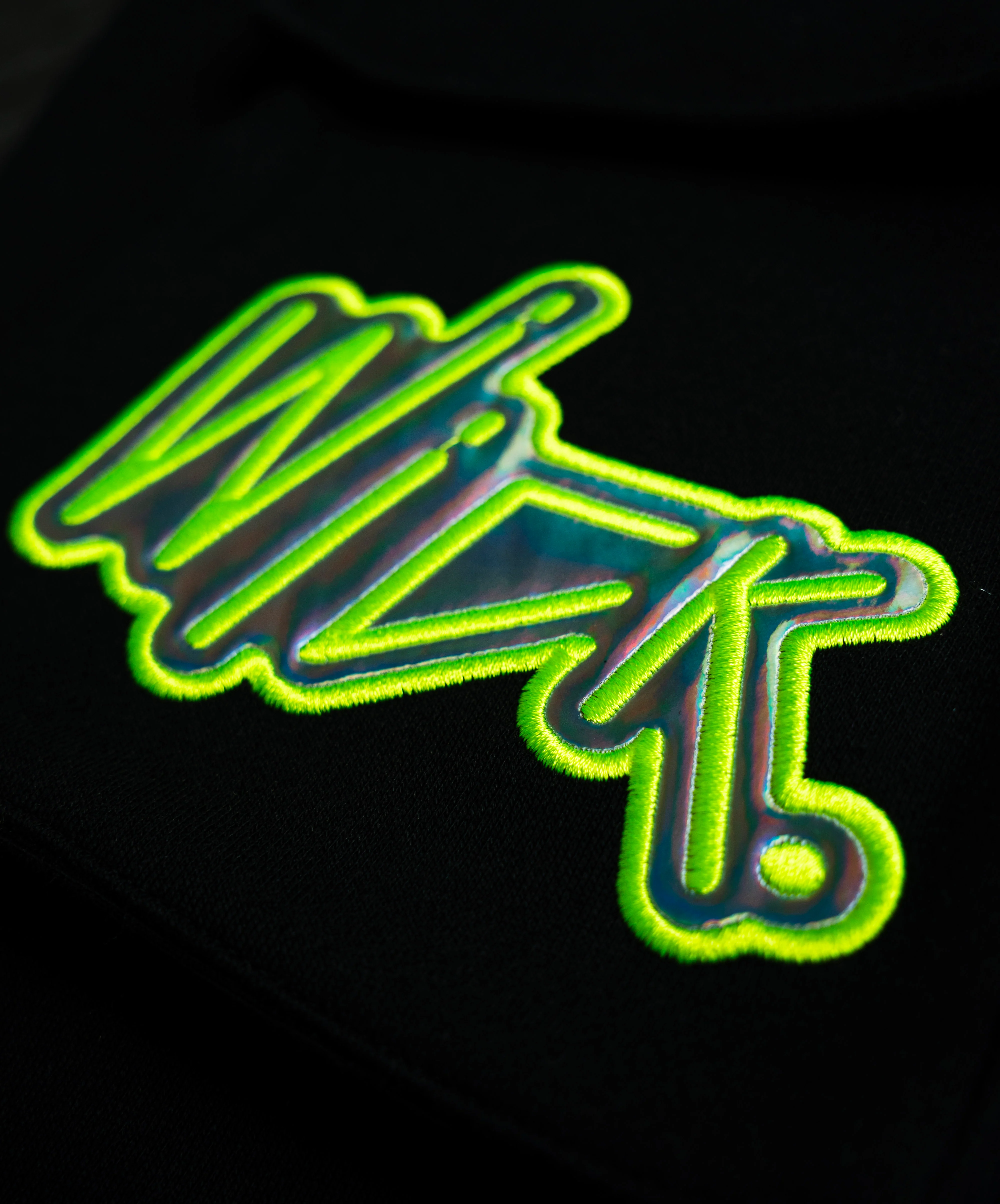 NEON ROYALTY CARGO SWEATPANTS BLACK