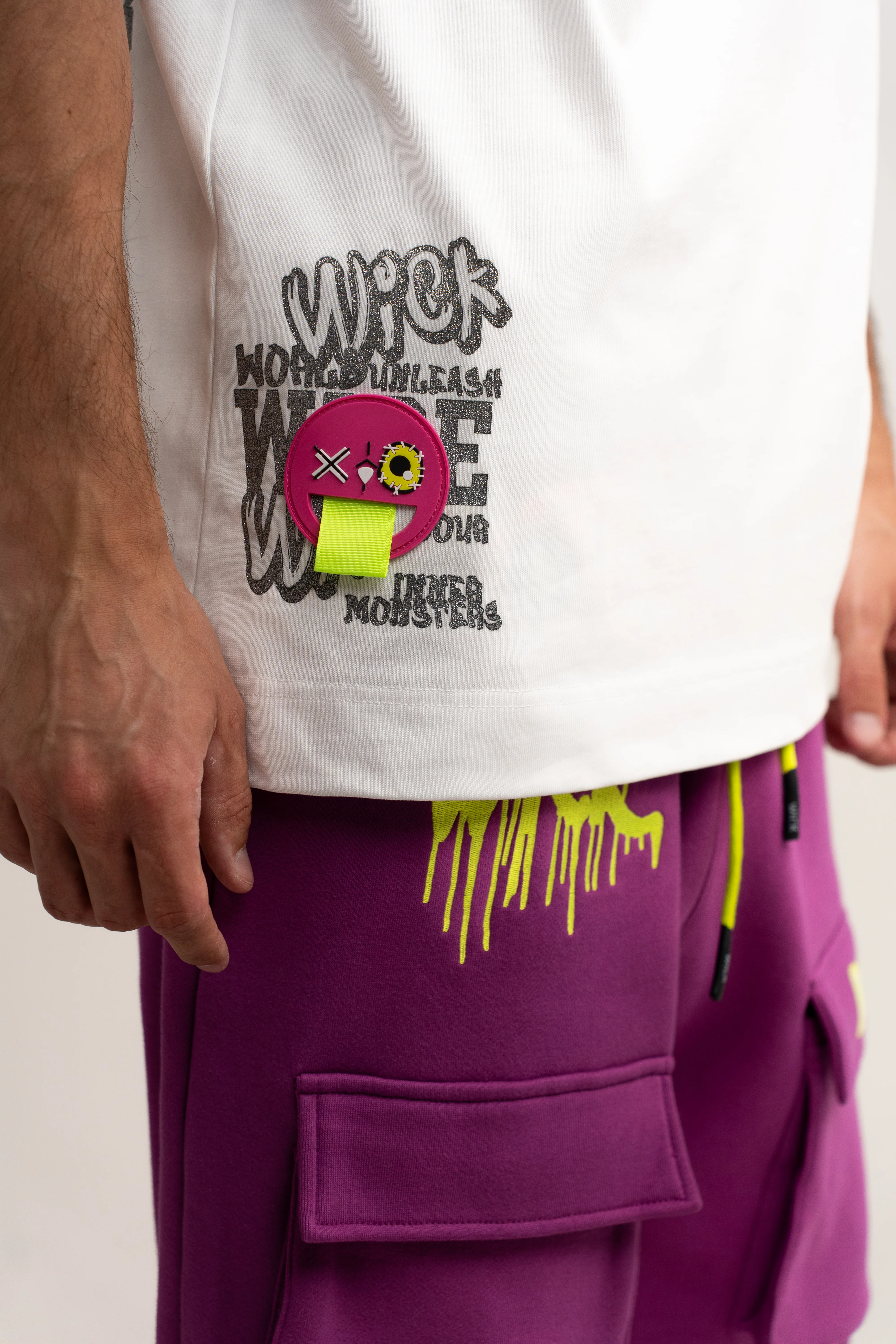 T-SHIRT OVERSIZED WARLOCK WHITE