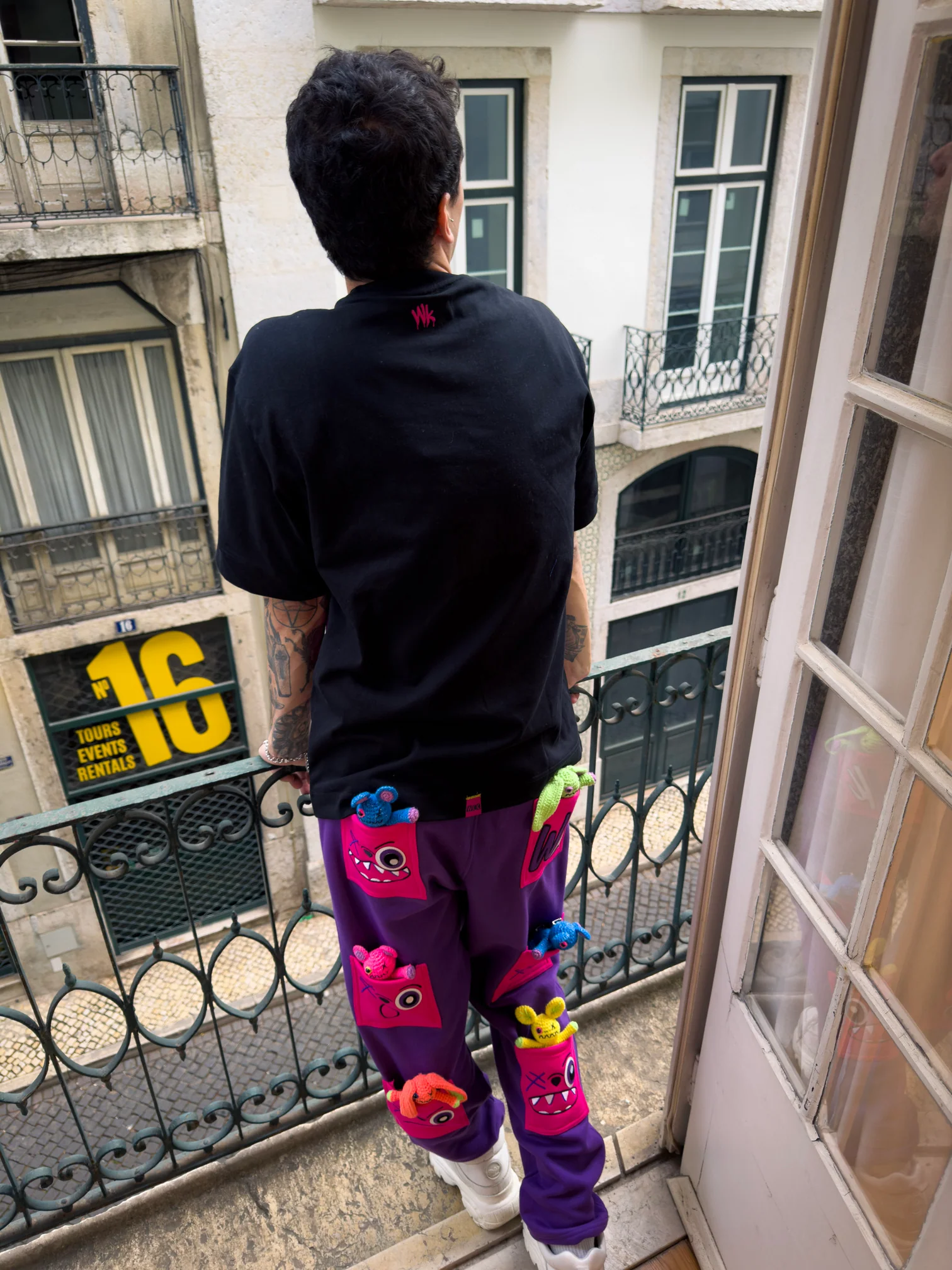 PURPLE & PINK SWEATPANTS!