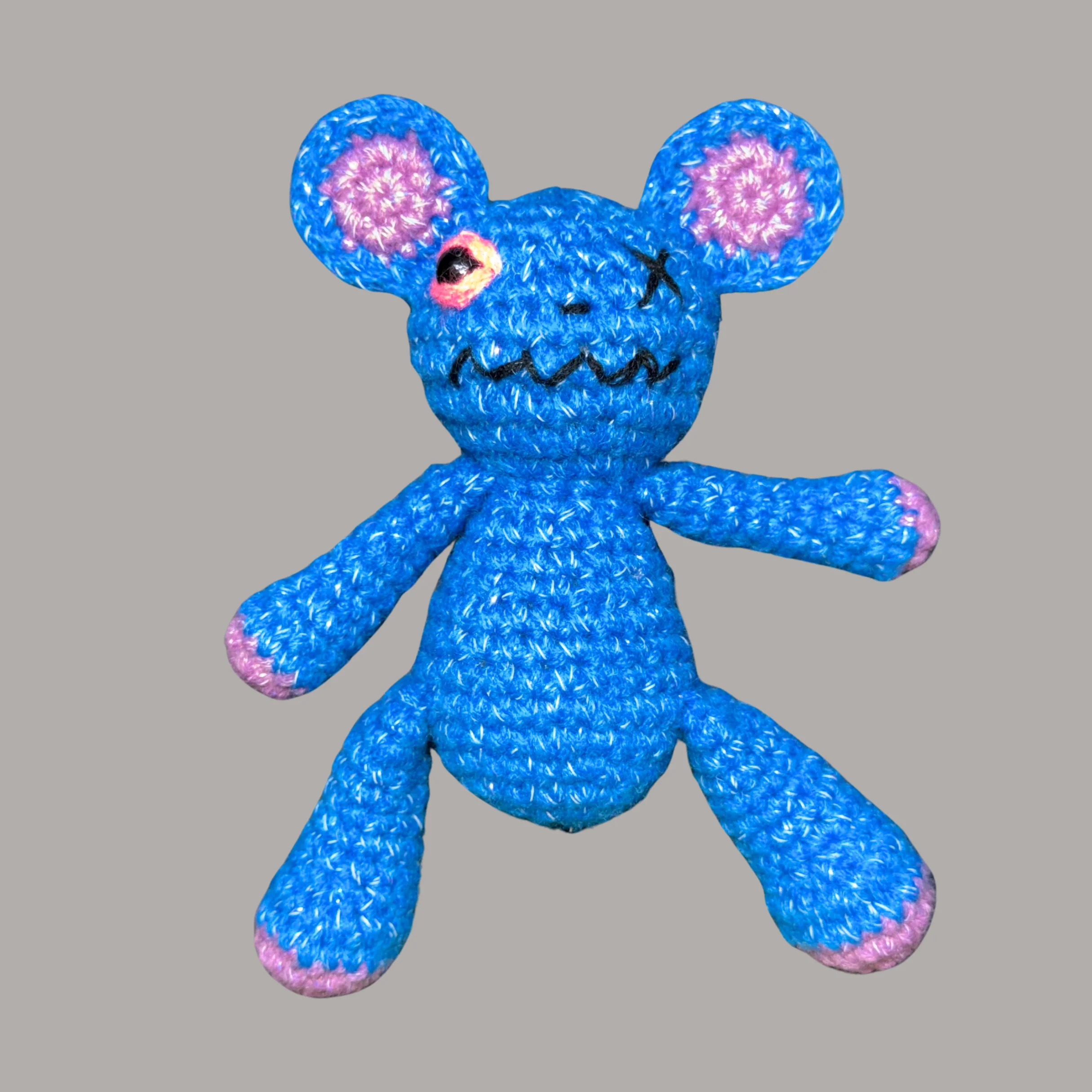 MONSTERS AMIGURUMI CROCHET BLUE!
