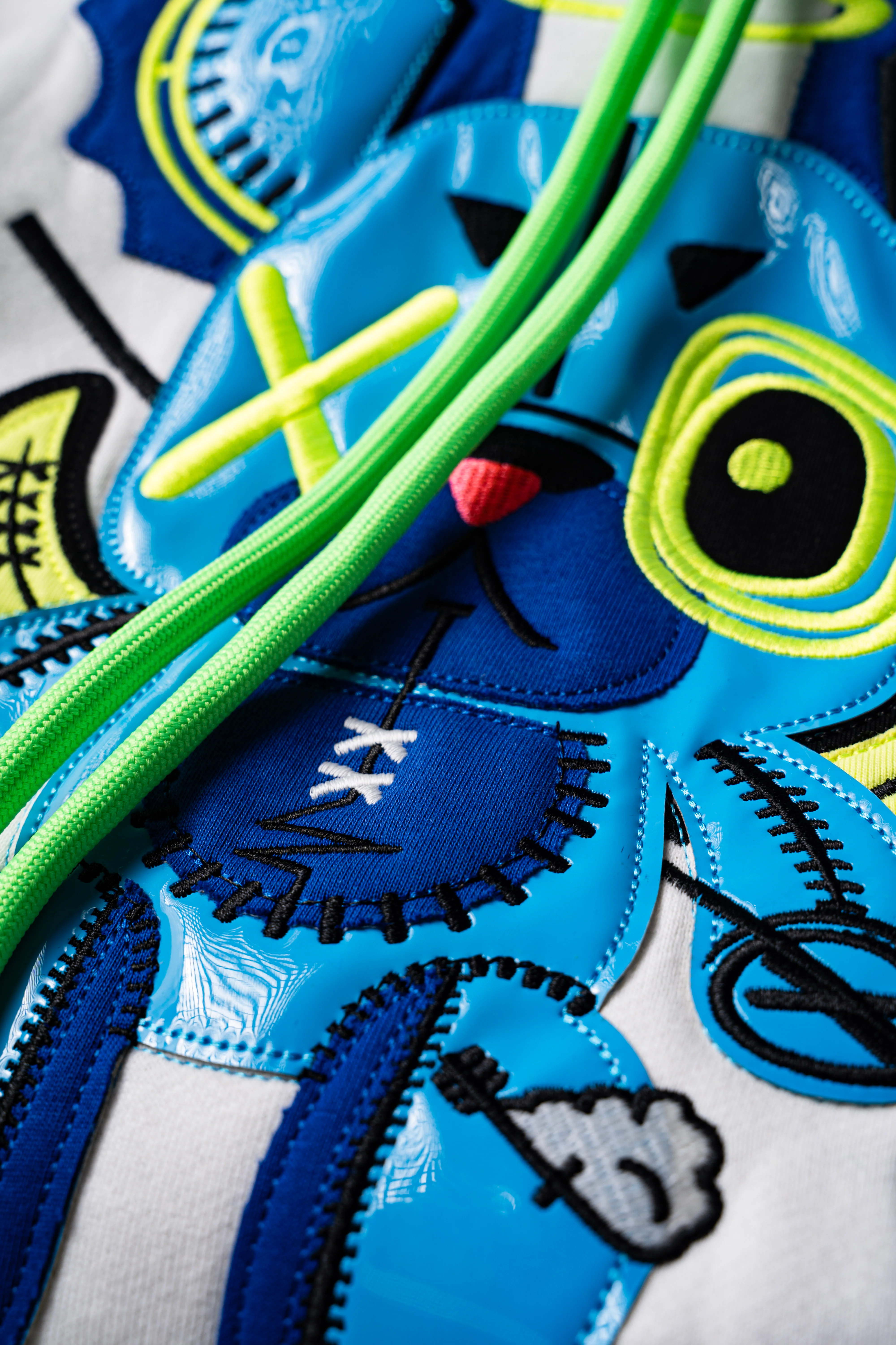 OFF WHITE & BLUE HOODIE!