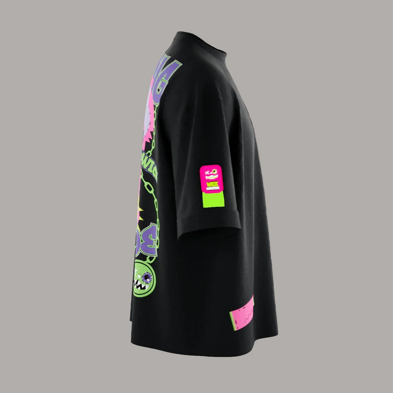 OVERSIZED BLACK CHAIN!