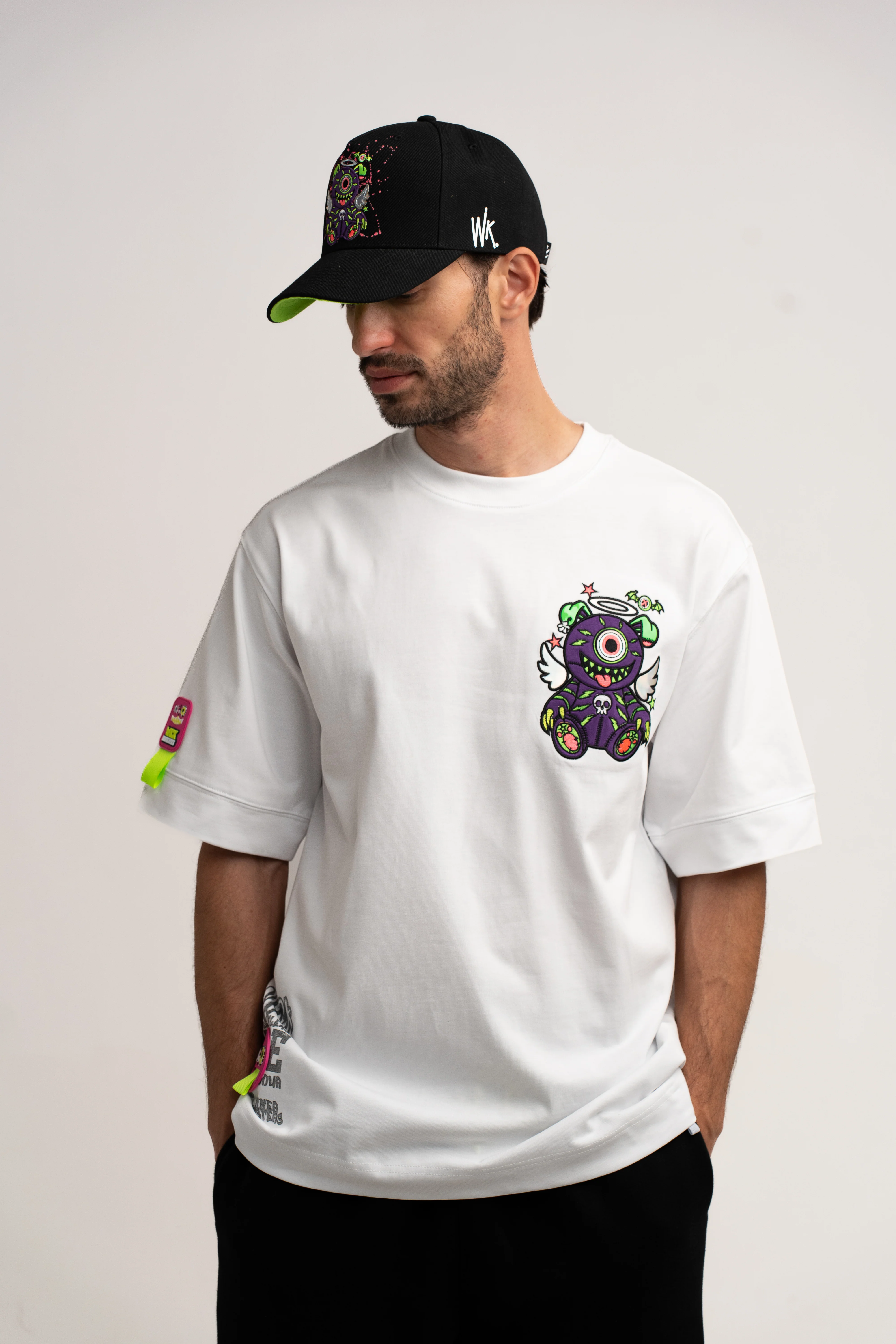 T-SHIRT OVERSIZED WARLOCK WHITE