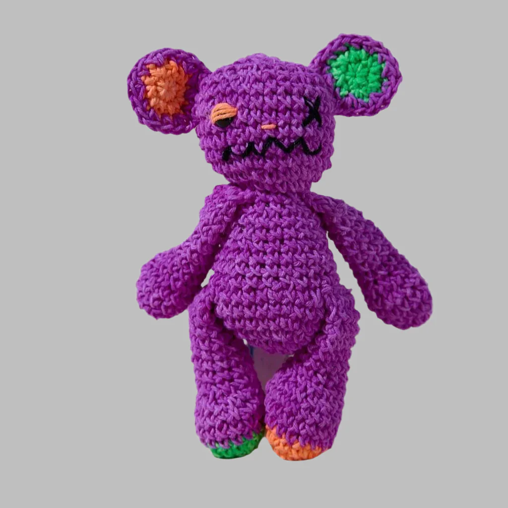 MONSTERS AMIGURUMI CROCHET PURPLE