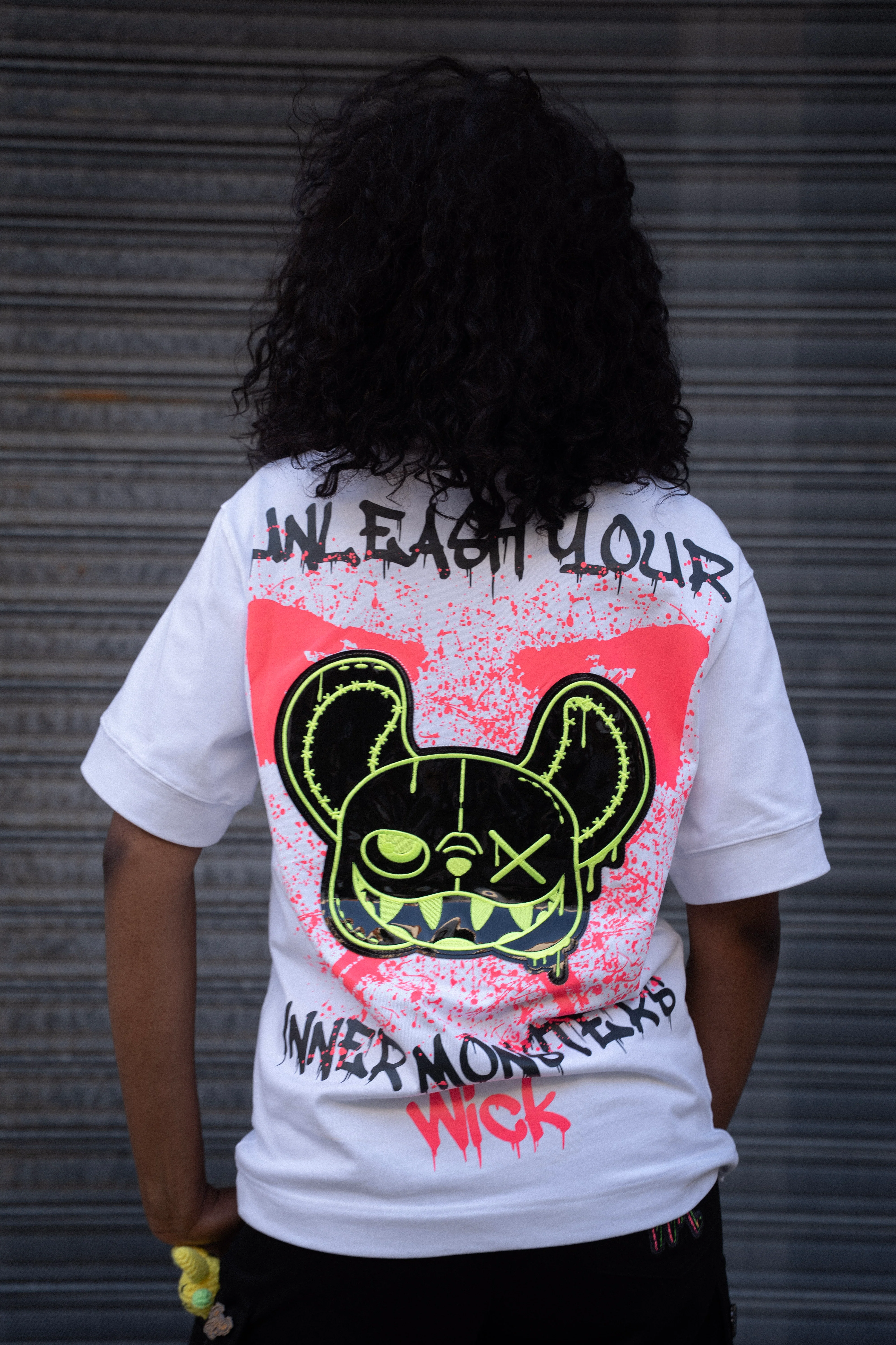 OVERSIZED NR EXPLOSION WHITE PINK