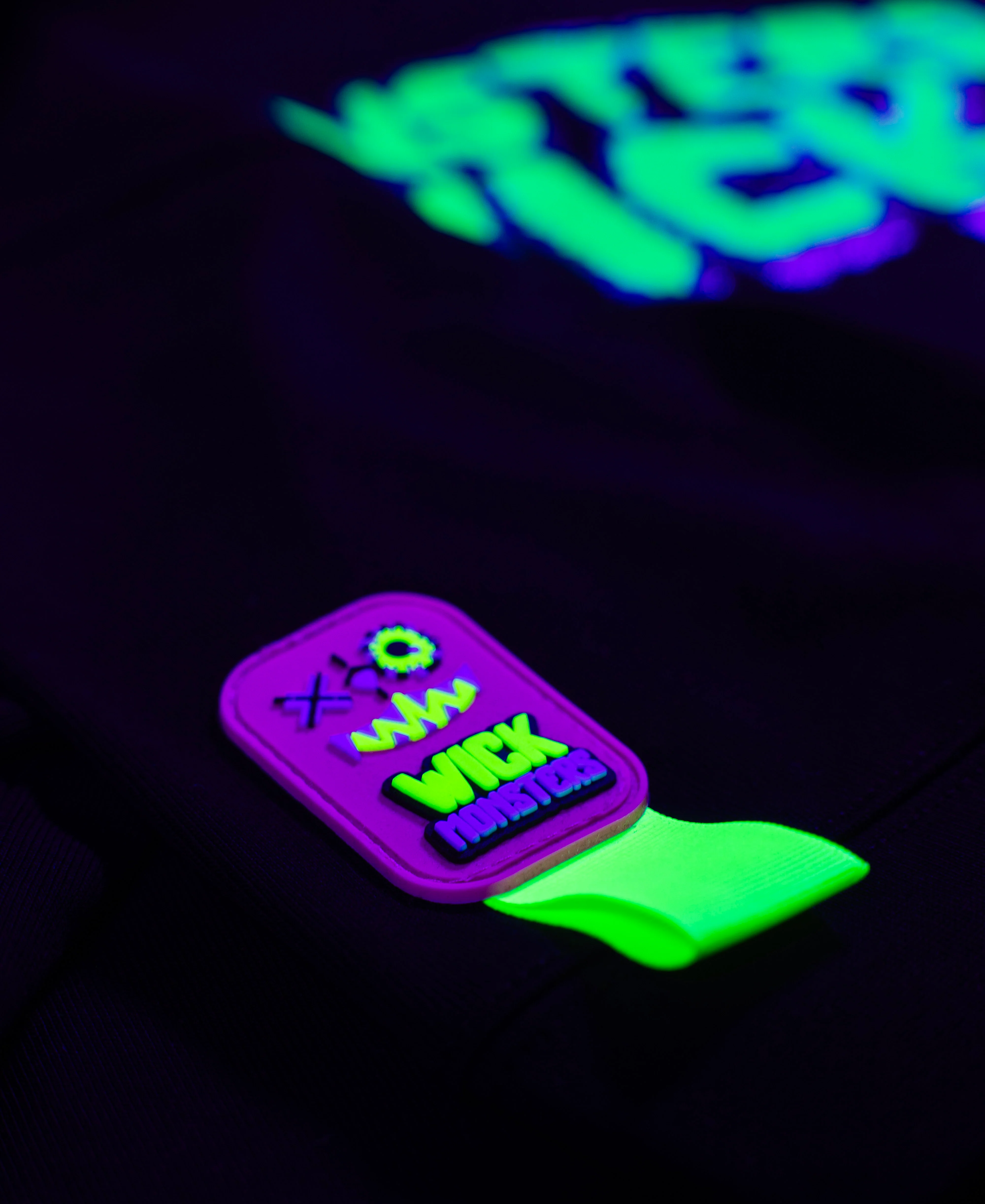 T-SHIRT OVERSIZED 3D GLASS BLACK