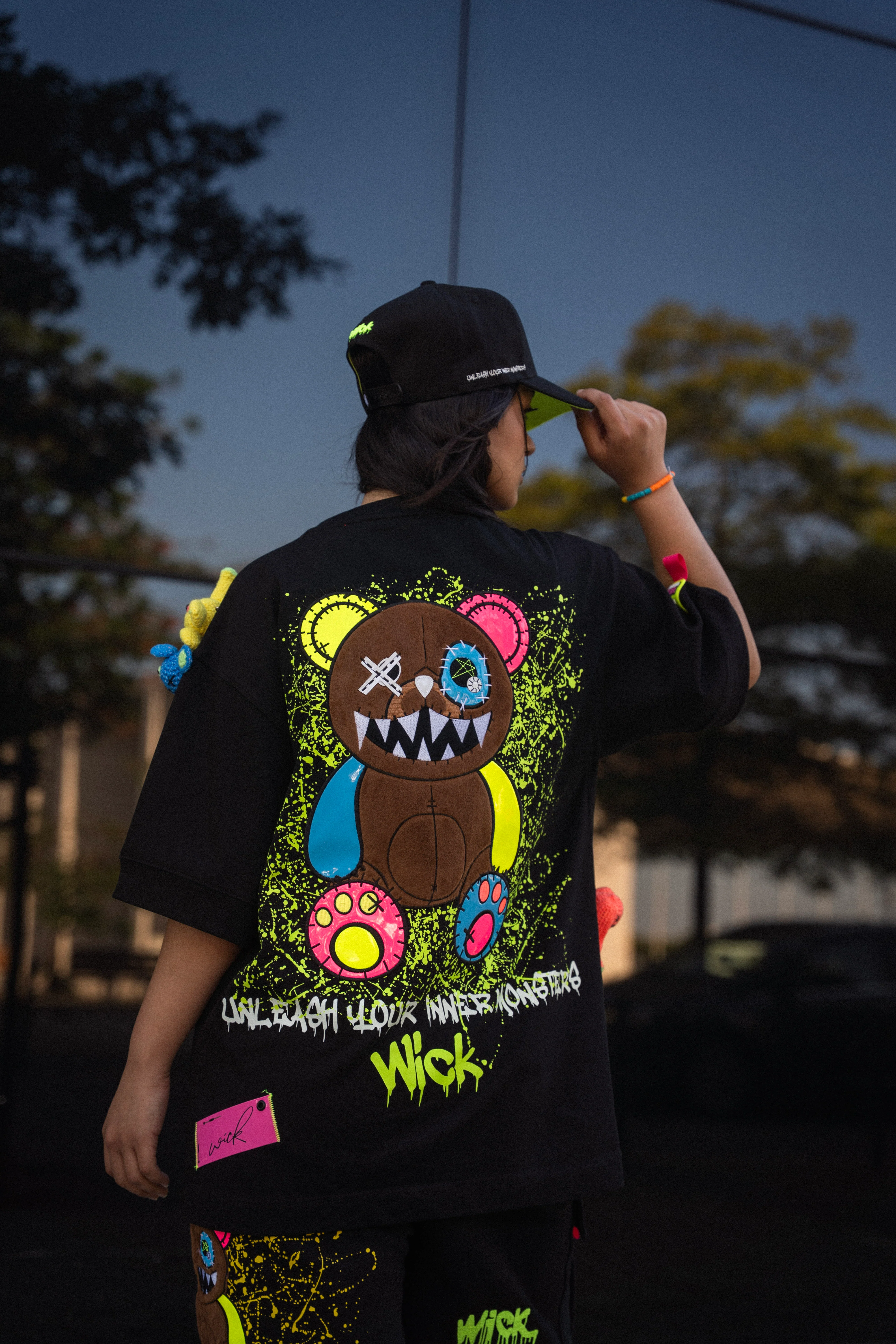 BEAR BLACK NR OVERSIZED T-SHIRT!