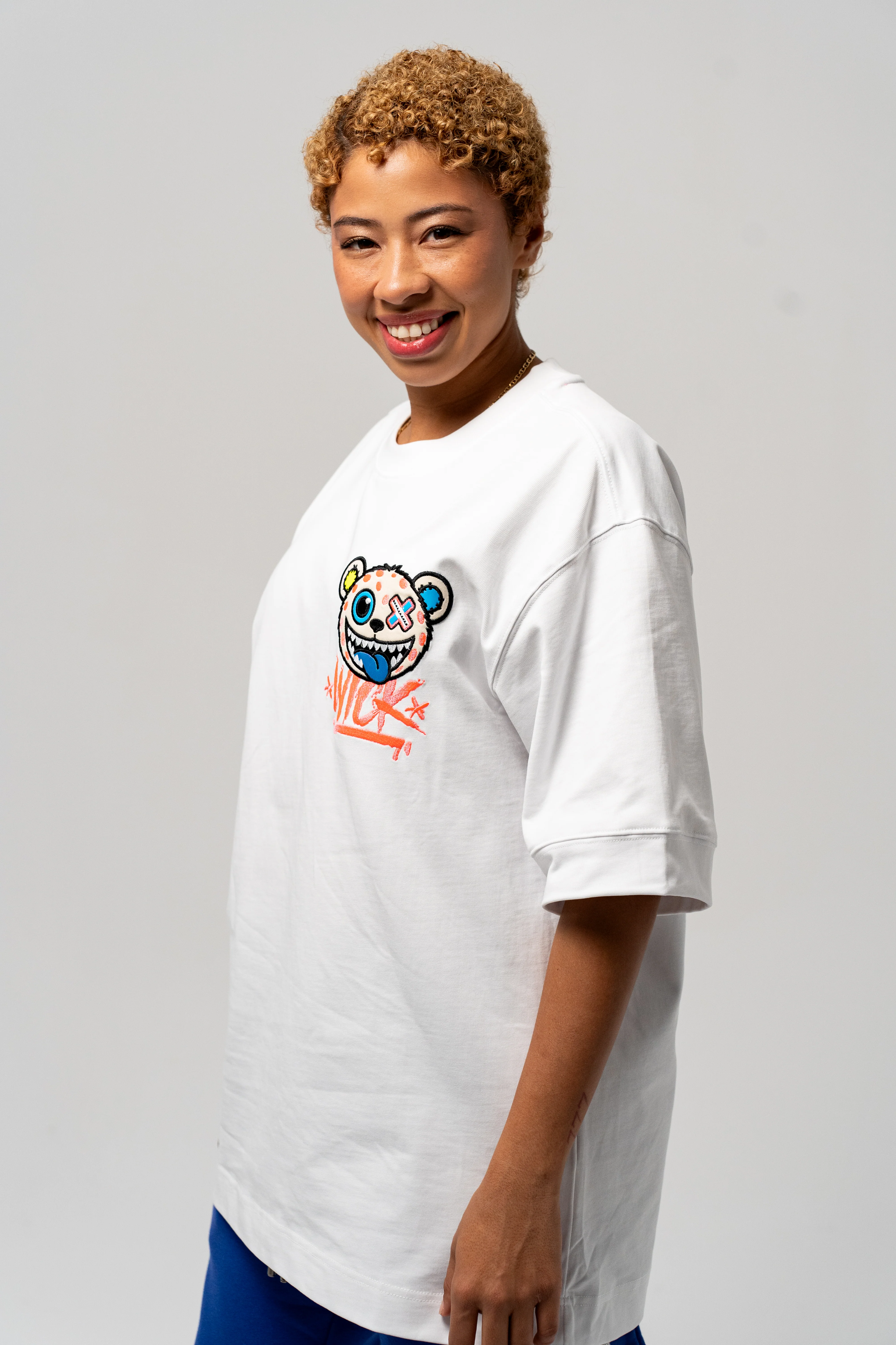 T-SHIRT OVERSIZED TOXIC WHITE