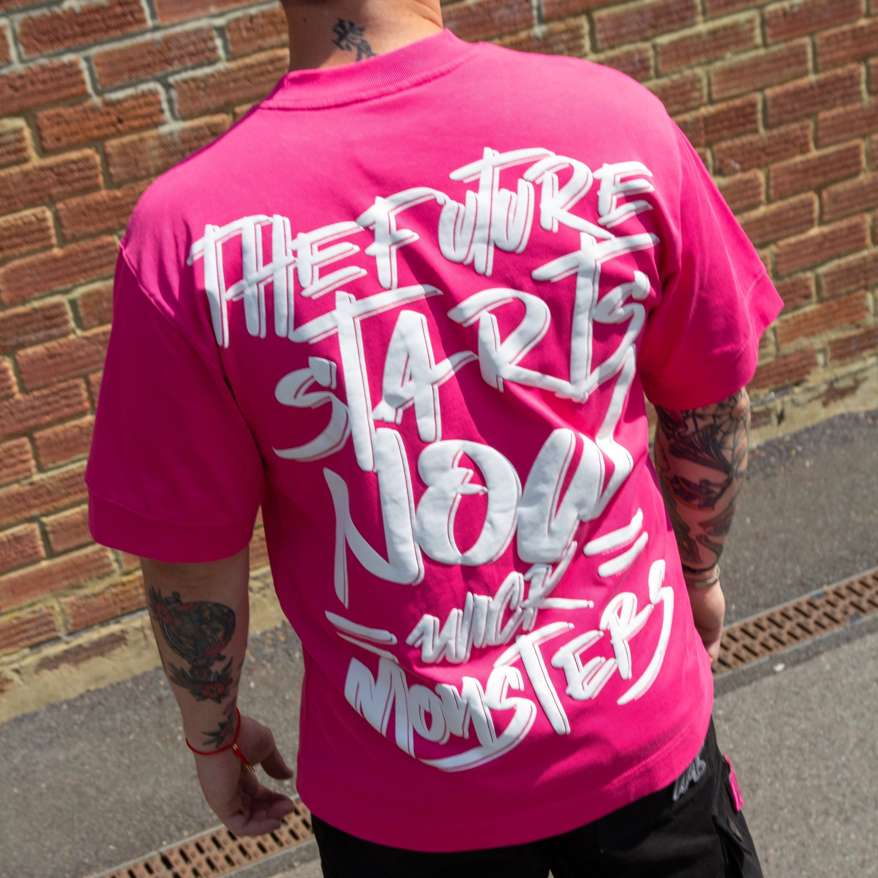 OVERSIZED NR STARTS NOW PINK