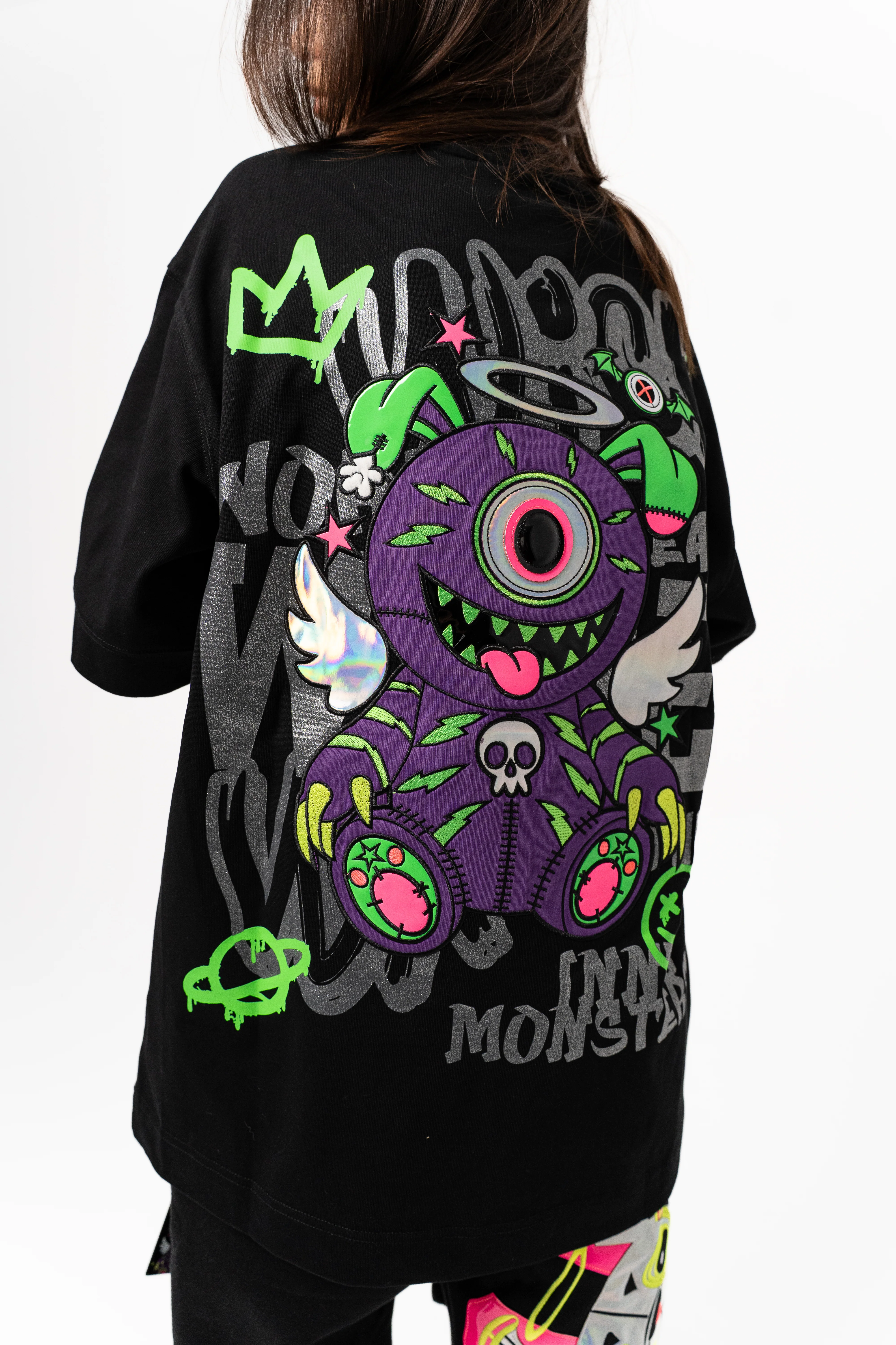 T-SHIRT OVERSIZED WARLOCK BLACK