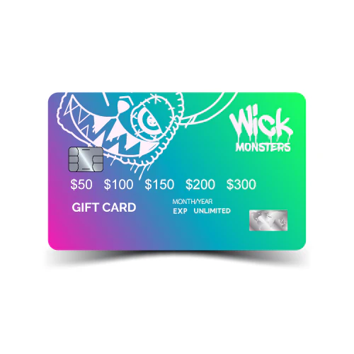 Wick Monsters Gift Card Dollar