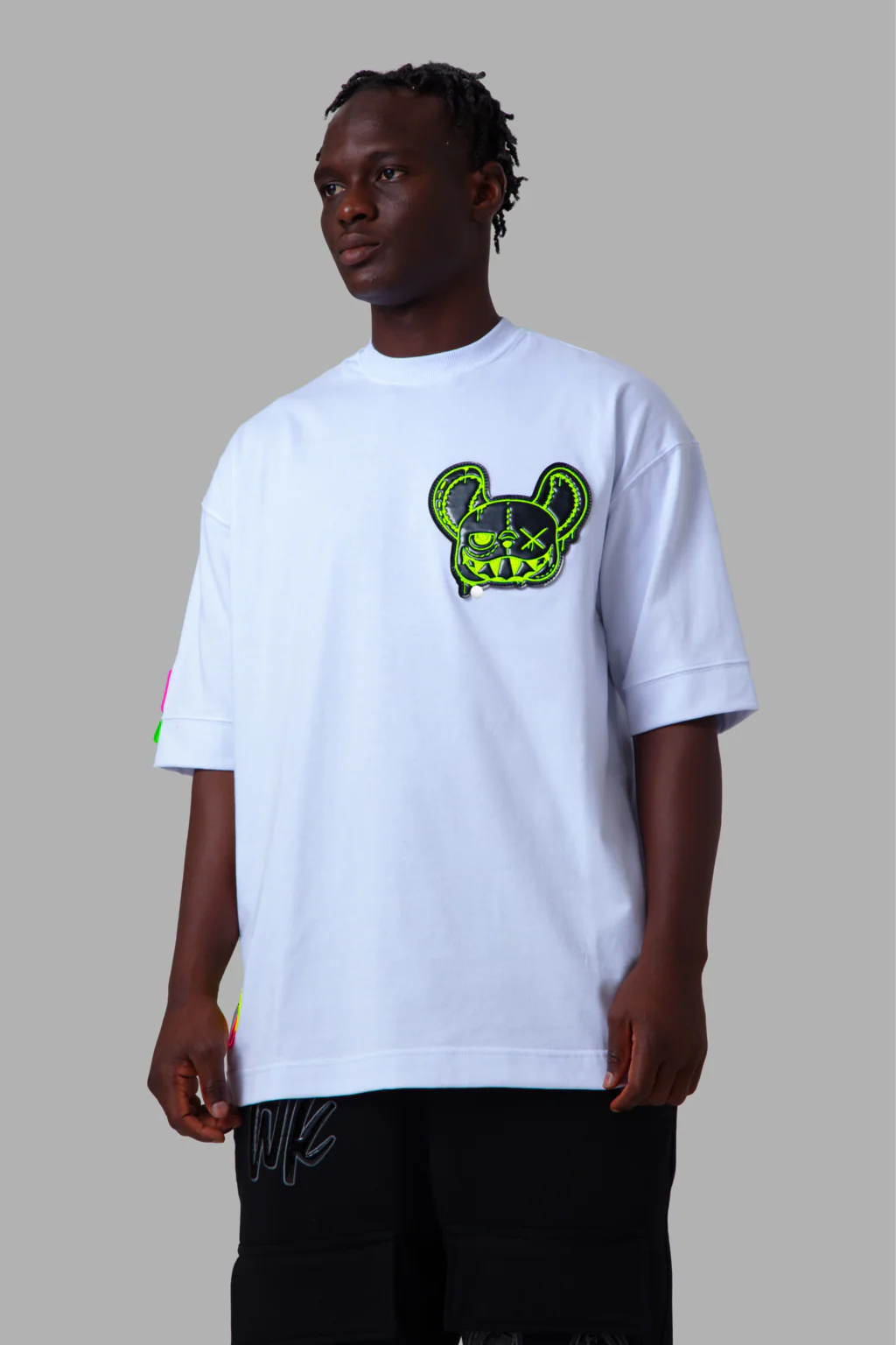 OVERSIZED NR EXPLOSION WHITE PINK