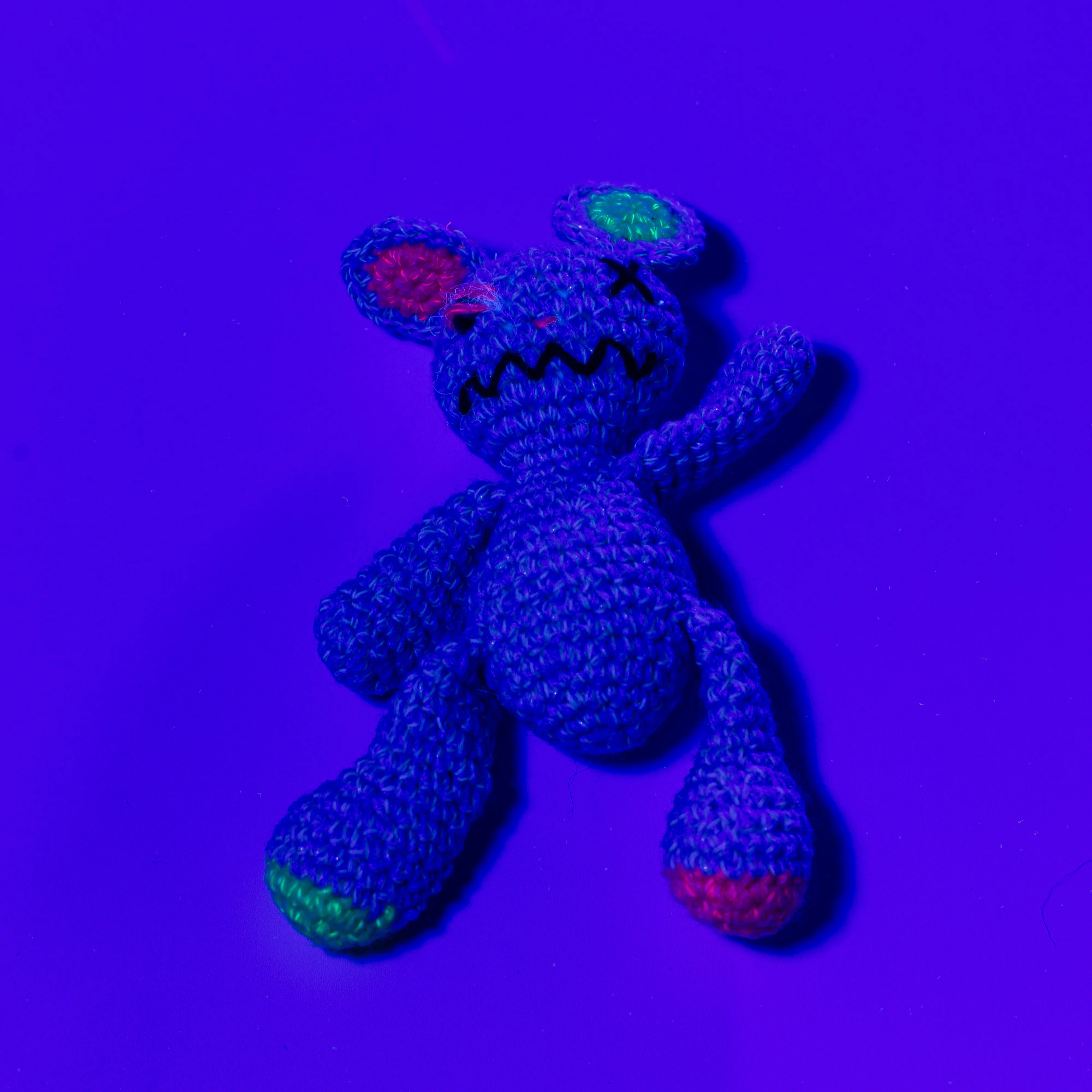 MONSTERS AMIGURUMI CROCHET BLUE GREEN