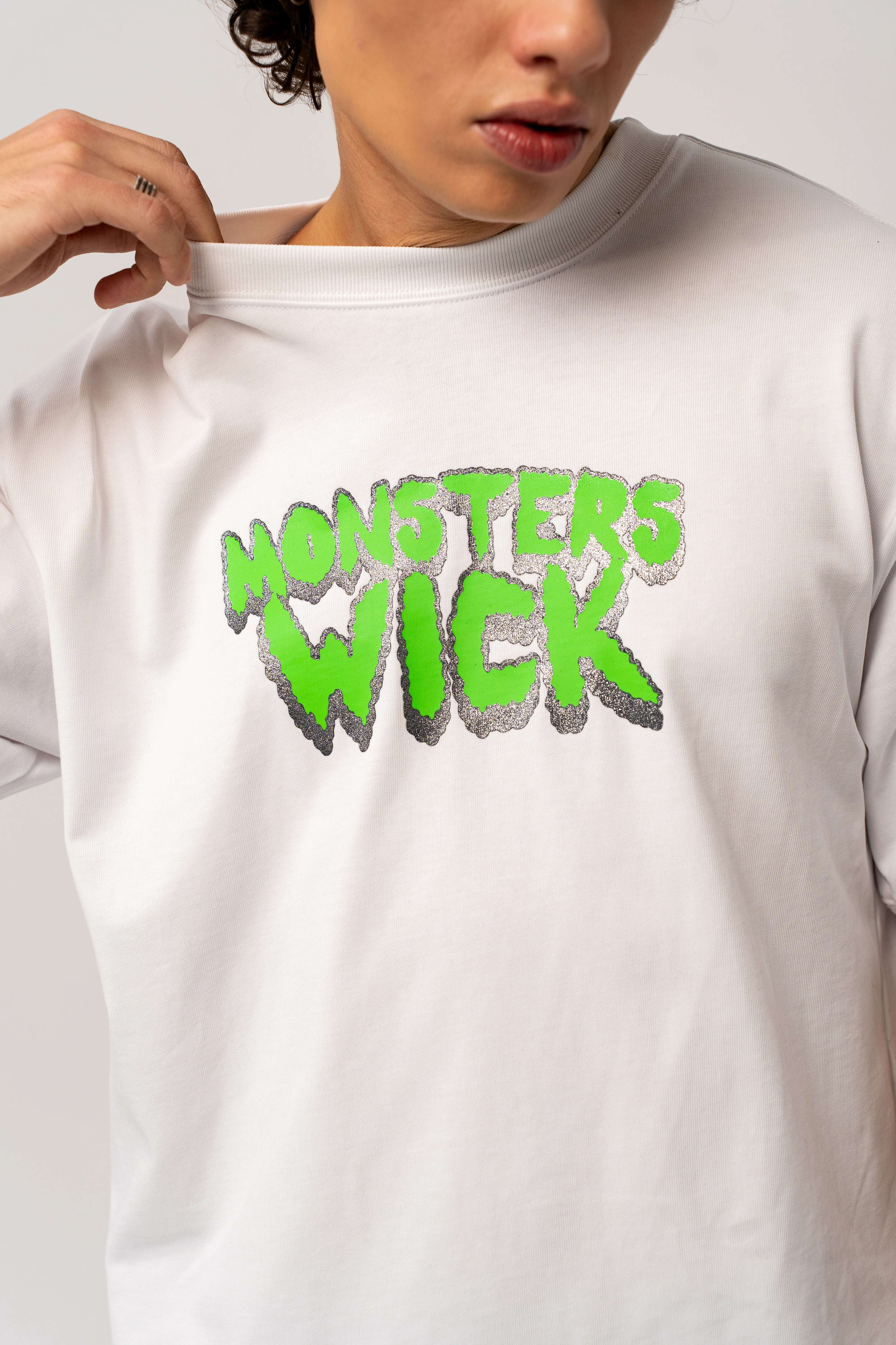 OVERSIZED 3D GLASS WHITE