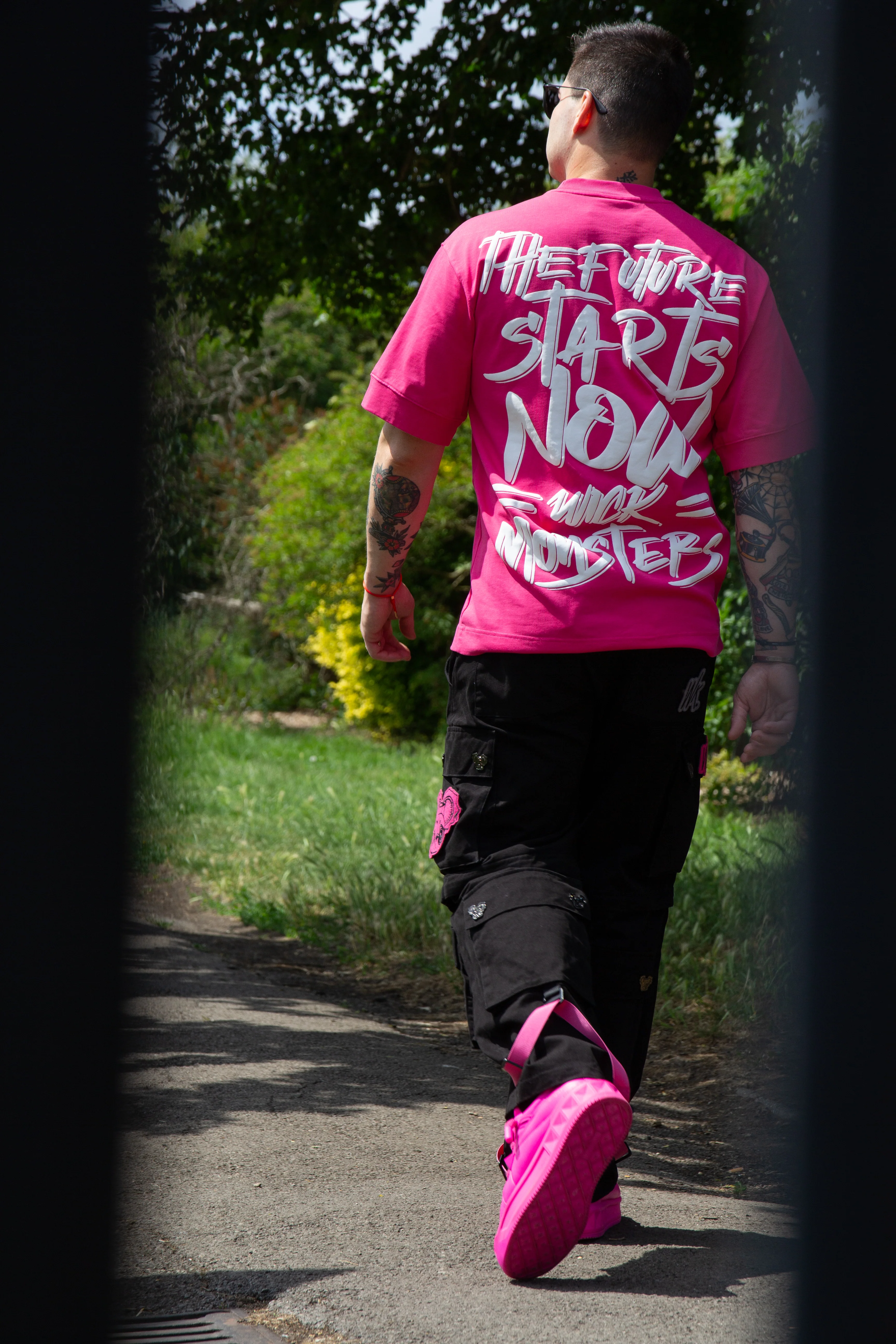 OVERSIZED NR STARTS NOW PINK