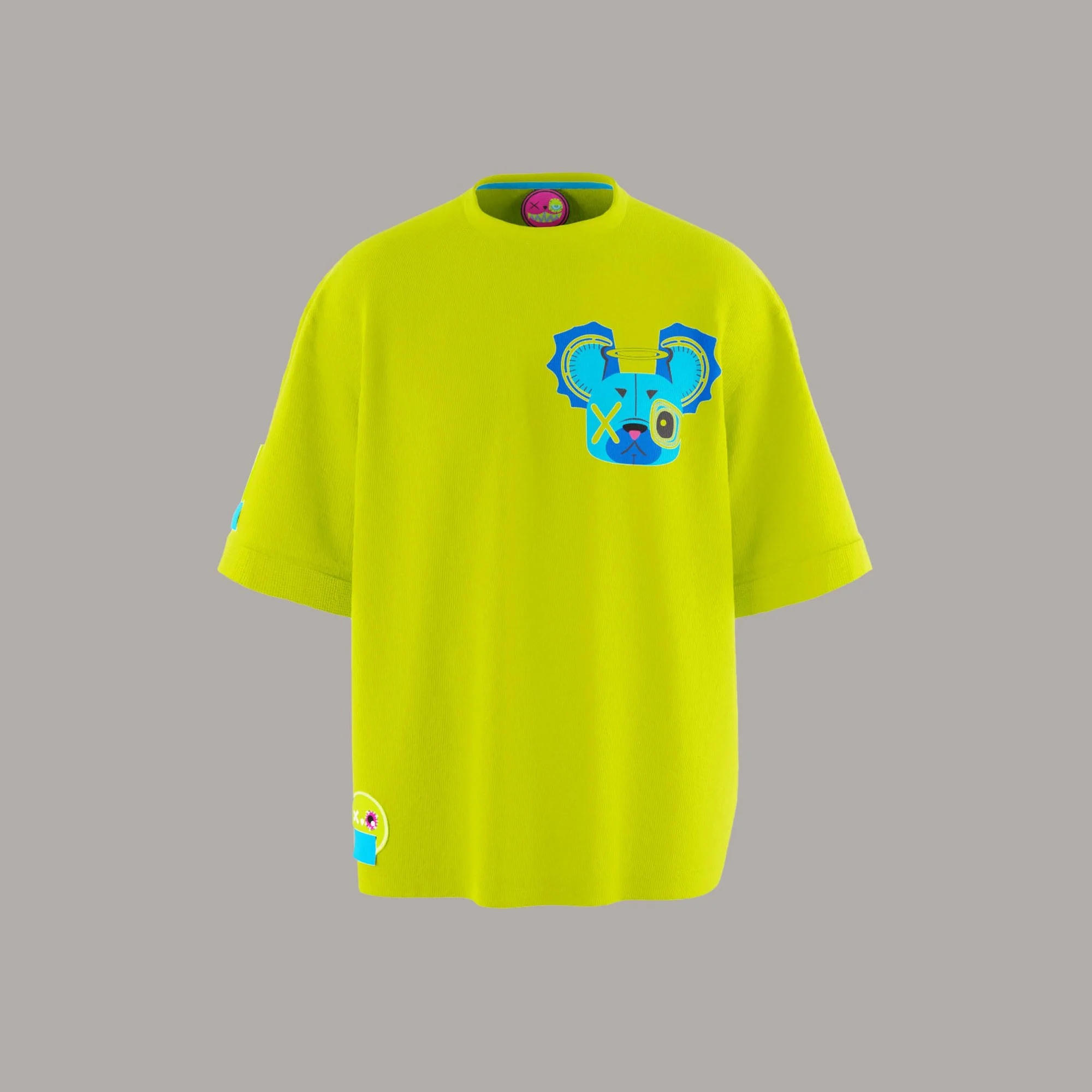 YELLOW NEON OVERSIZED T-SHIRT