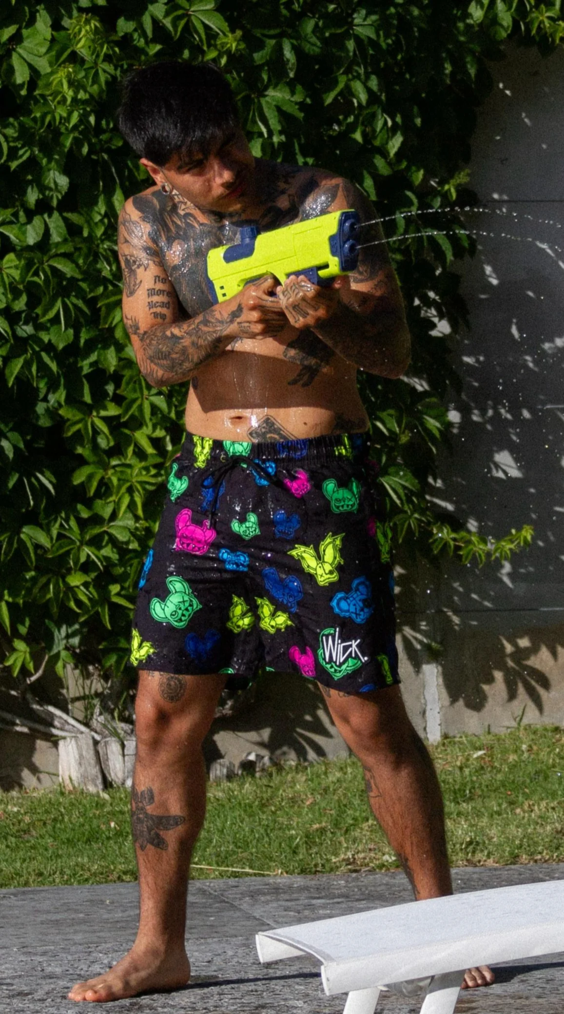 SWIM SHORTS NR BLACK MONSTERS