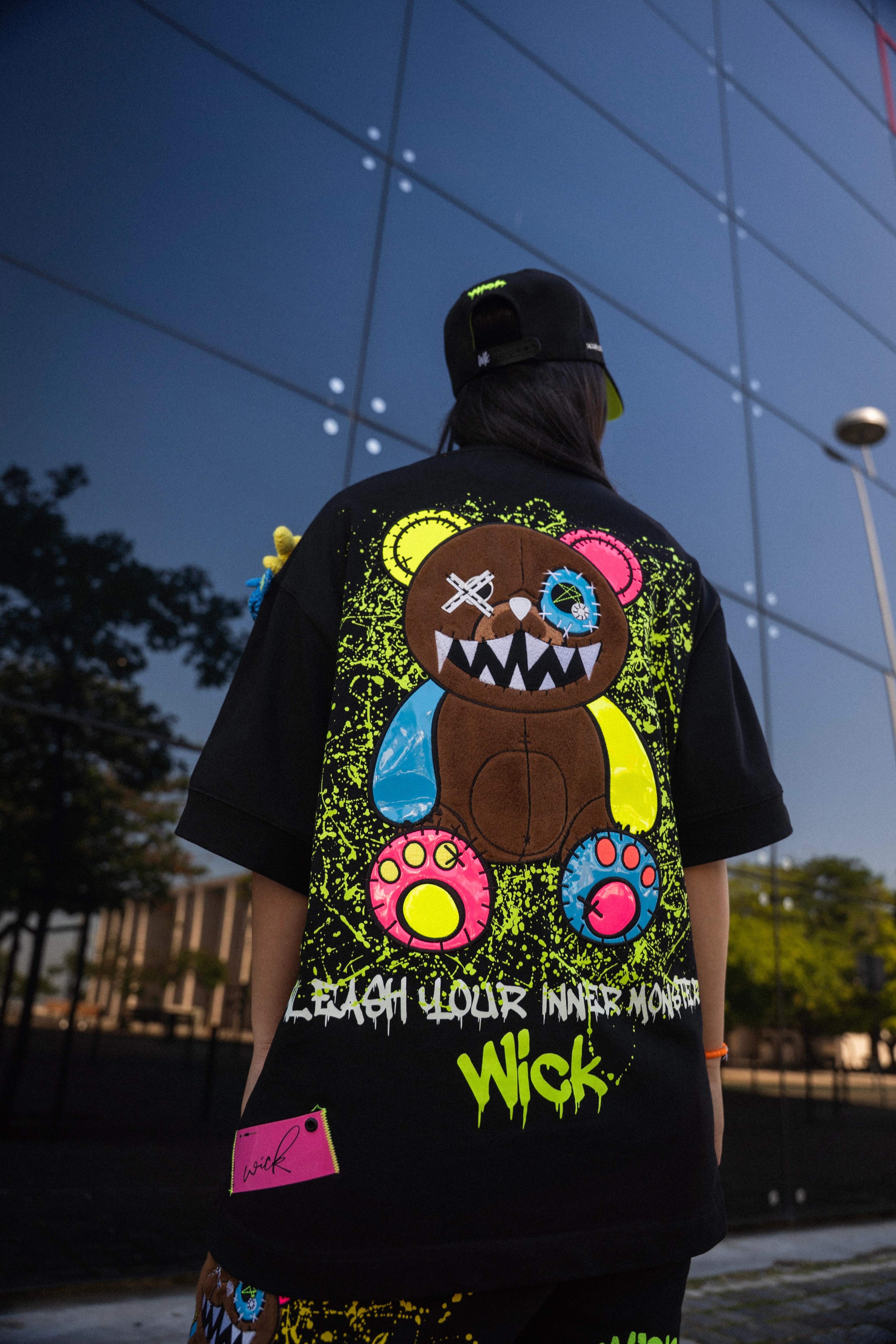 BEAR BLACK NR OVERSIZED T-SHIRT!