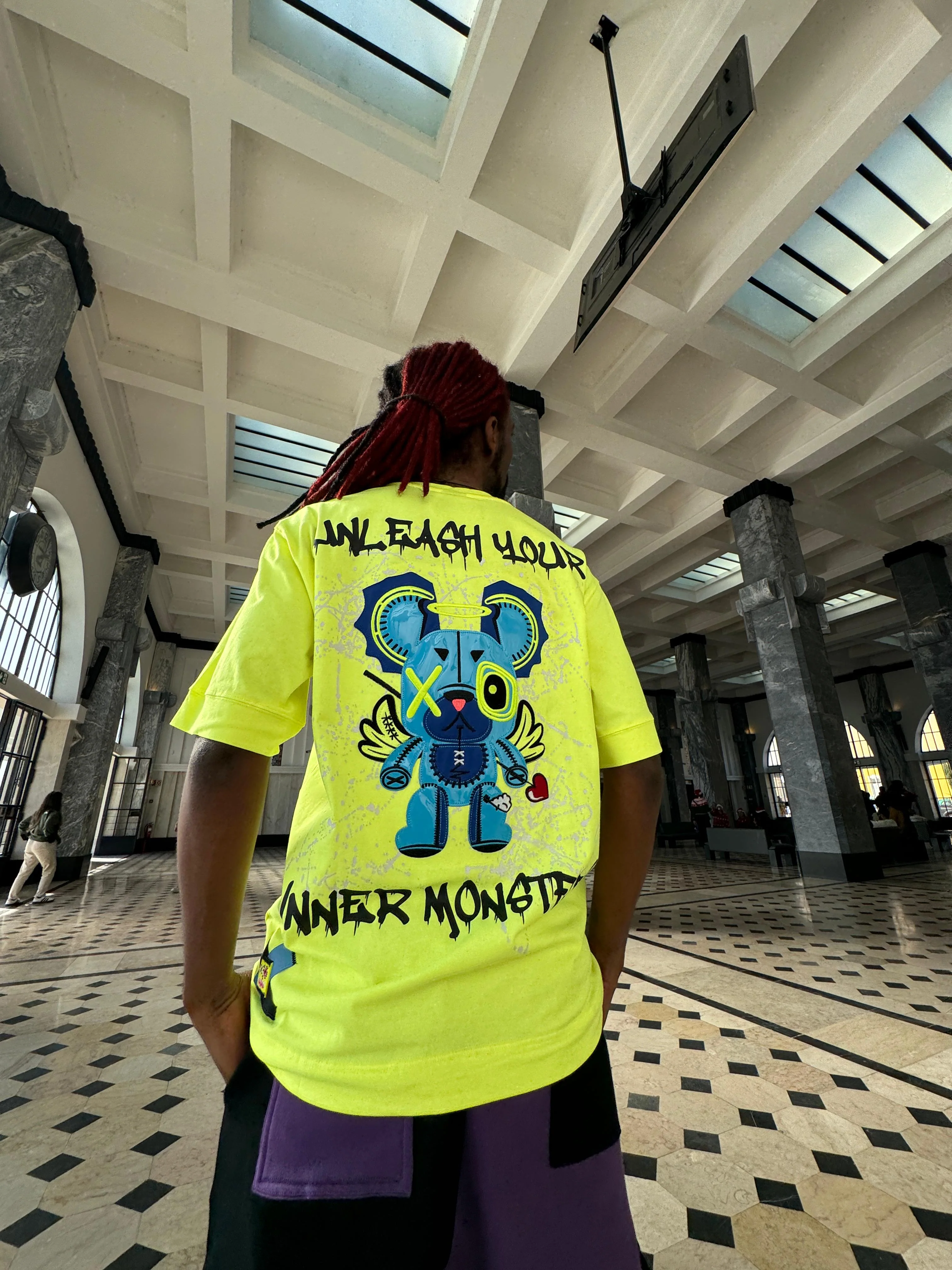 YELLOW NEON OVERSIZED T-SHIRT