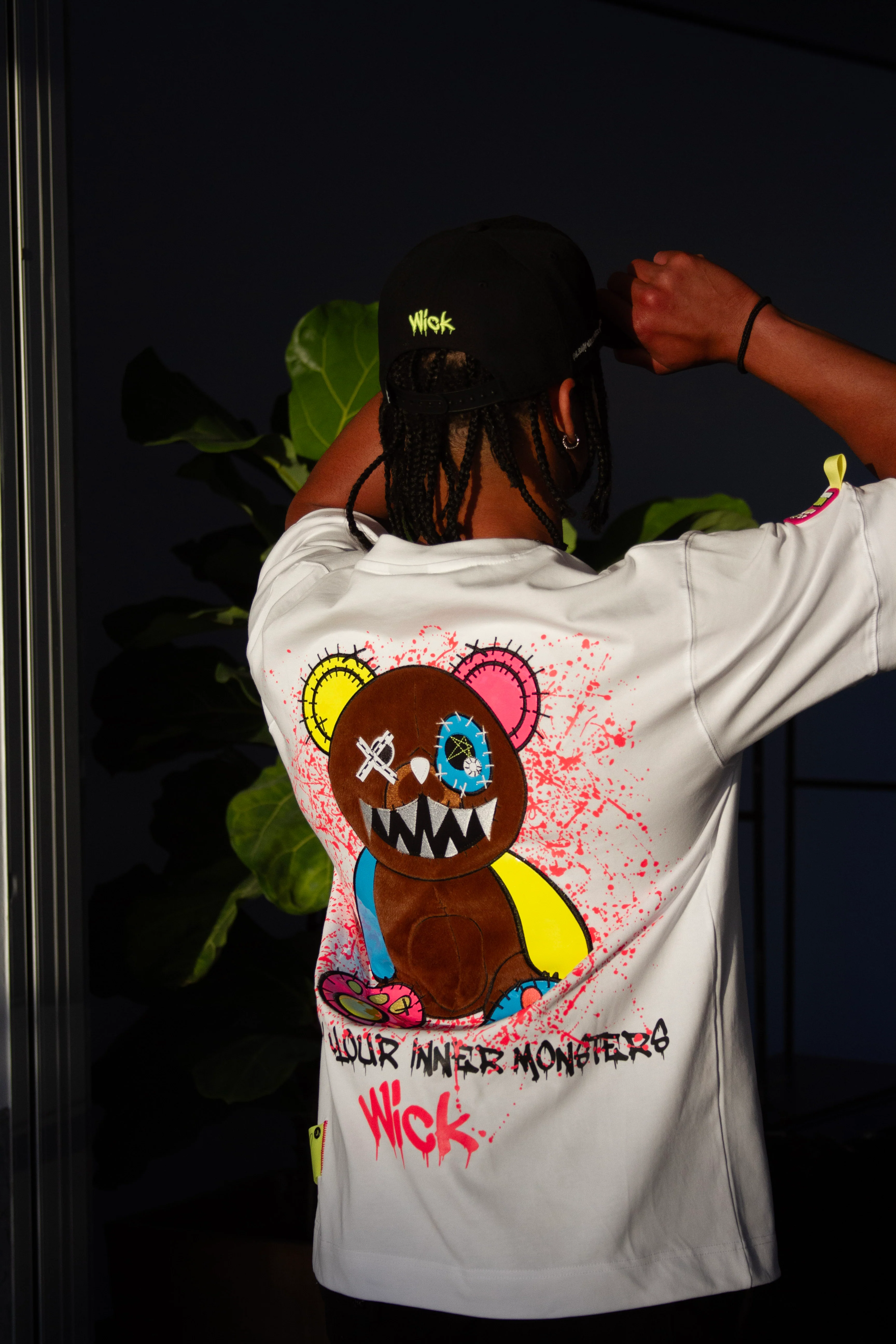 BEAR WHITE NR OVERSIZED T-SHIRT!