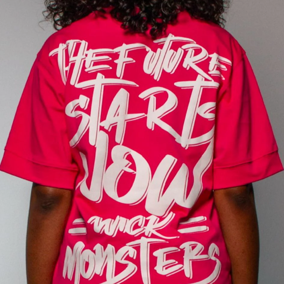OVERSIZED NR STARTS NOW PINK