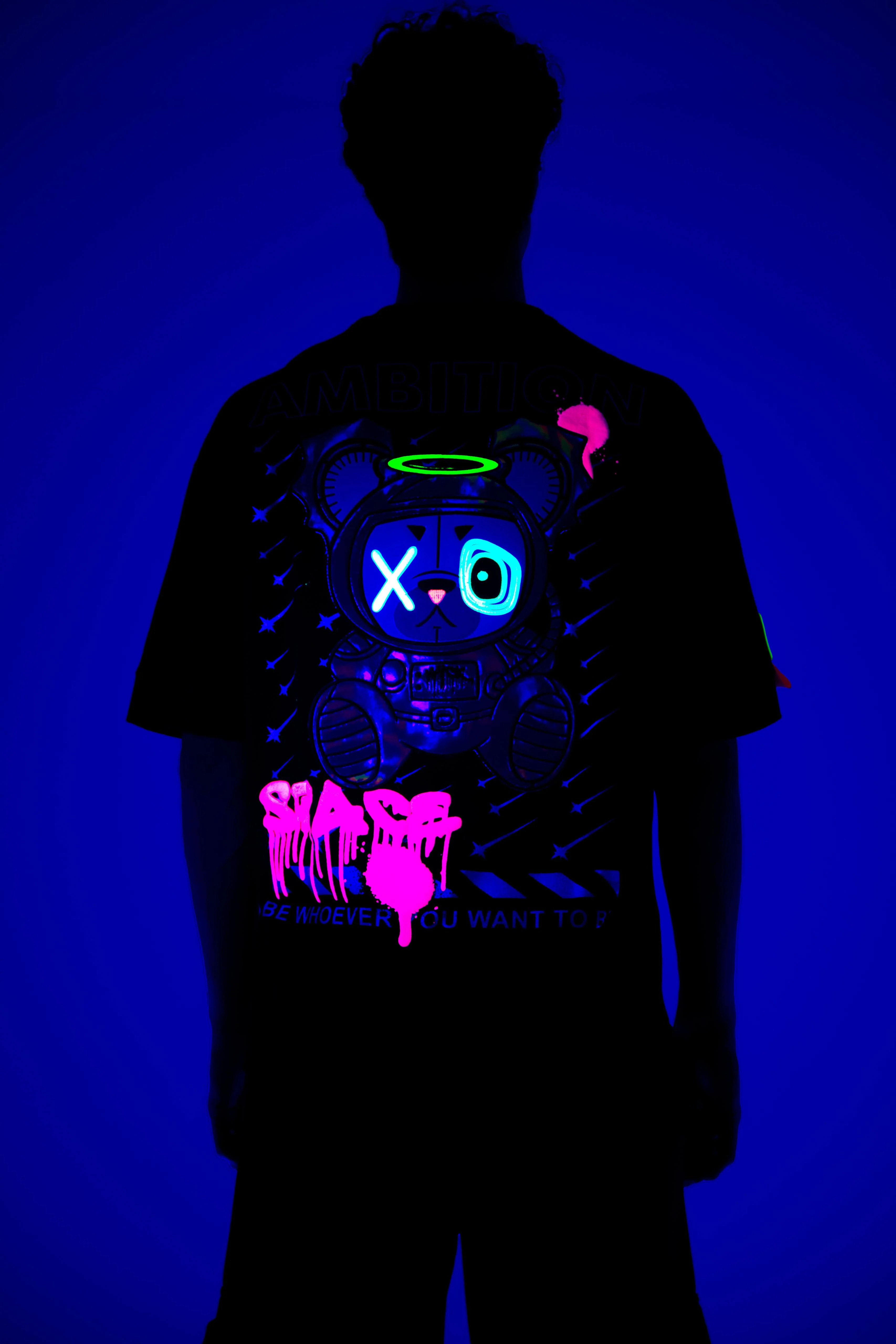 SPACE BLACK OVERSIZED T-SHIRT!