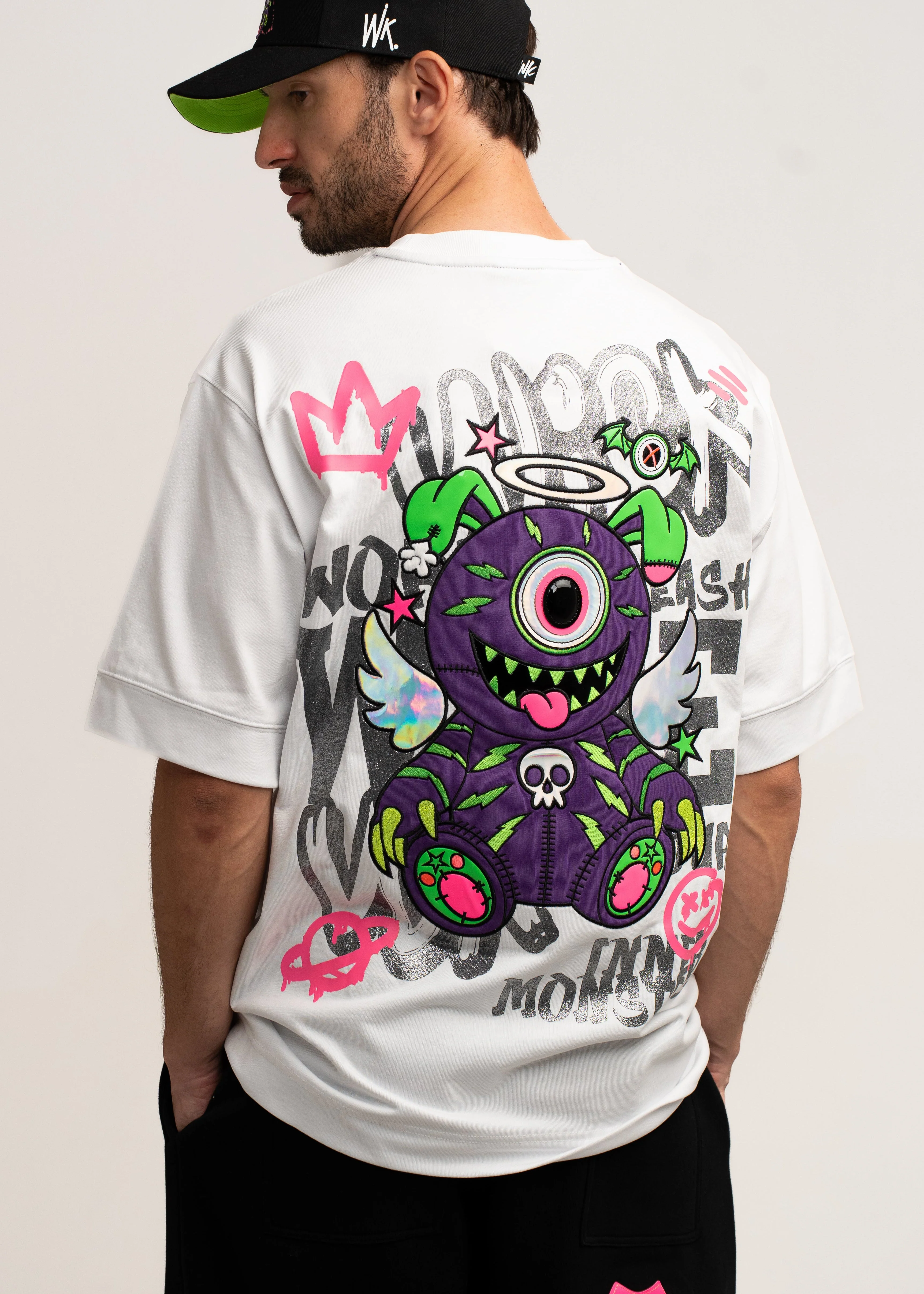 T-SHIRT OVERSIZED WARLOCK WHITE
