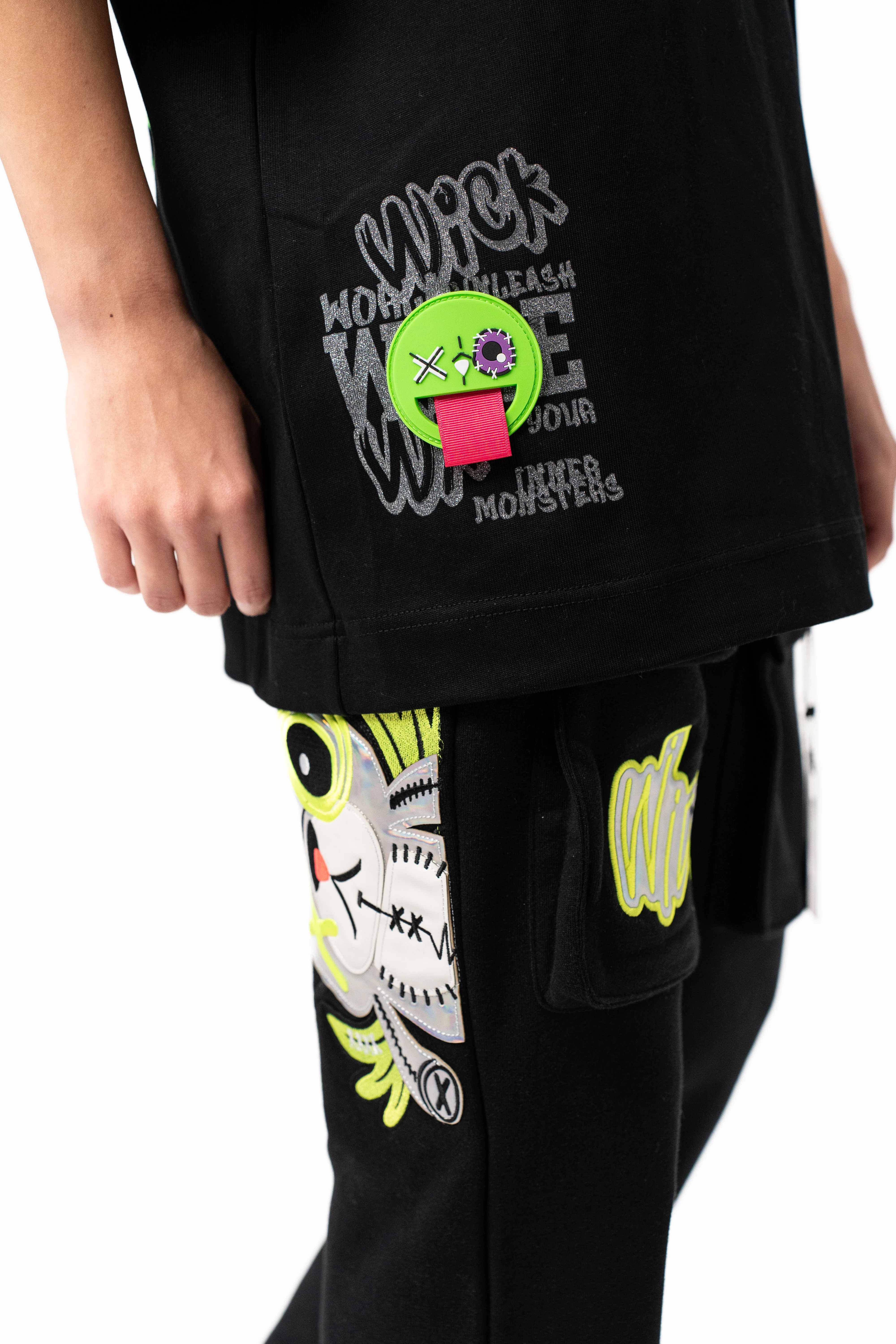 T-SHIRT OVERSIZED WARLOCK BLACK