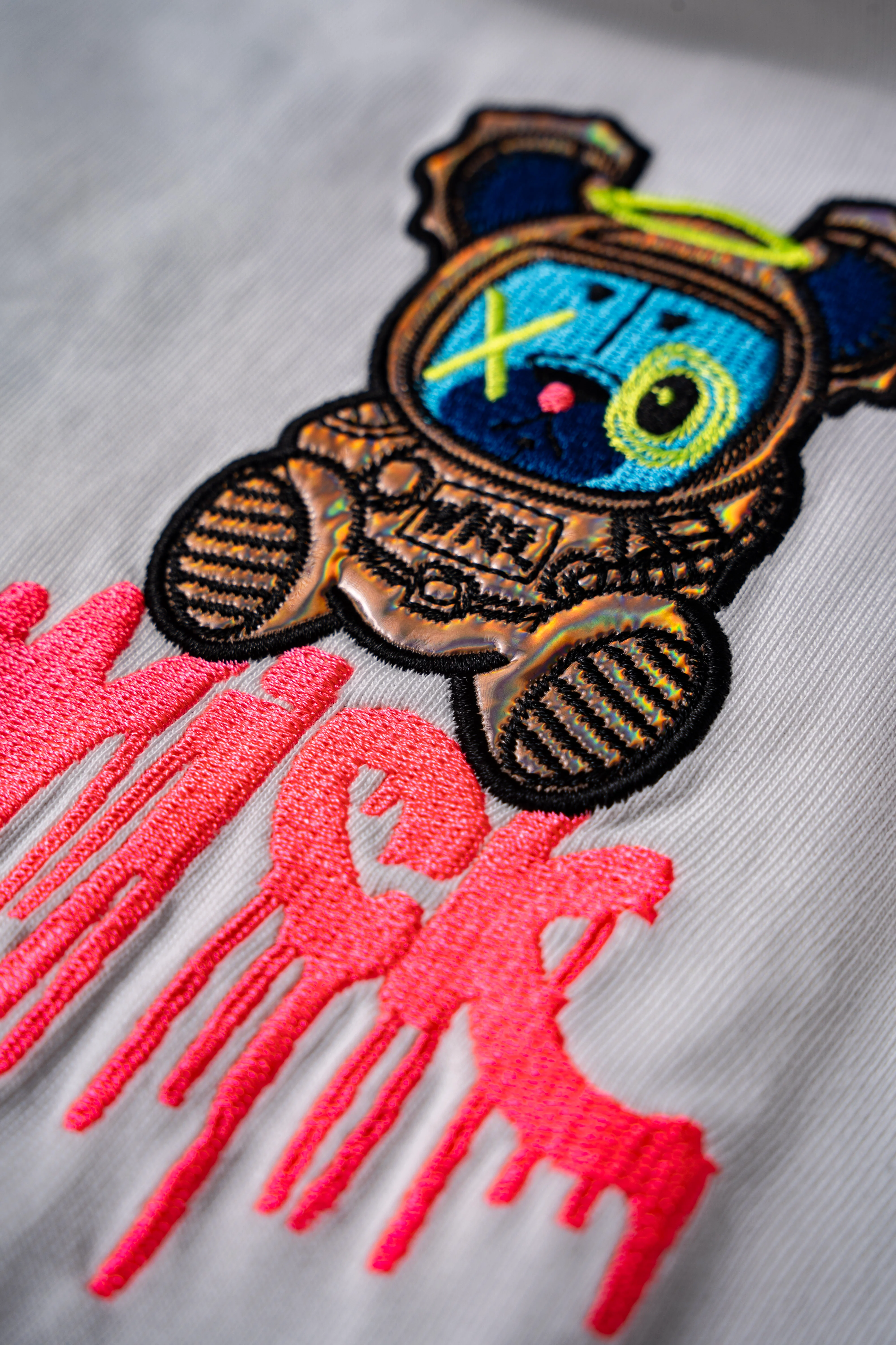 SPACE WHITE OVERSIZED T-SHIRT!