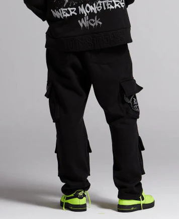 BLACK ICE CARGO SWEATPANTS